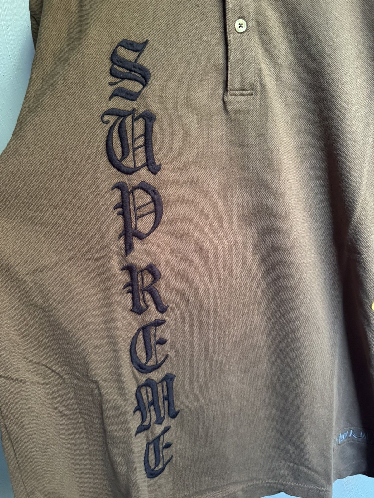 Supreme Supreme The Great China Wall Dragon Polo Brown Size US M / EU 48-50 / 2 - 2 Thumbnail