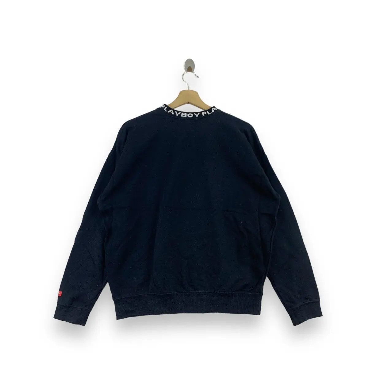 Playboy Vintage PLAYBOY BUNNY Small Logo AOP Collar Sweatshirt Size XL / US 12-14 / IT 48-50 - 2 Thumbnail