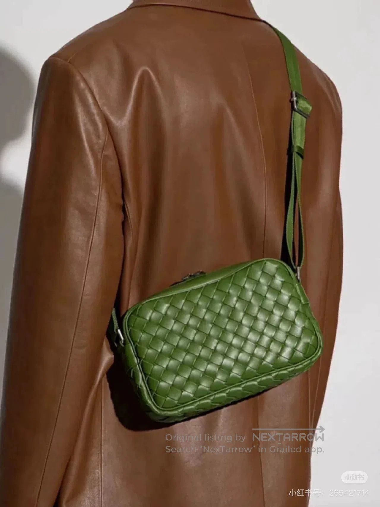 Bottega Veneta BV Classic Woven Camera Messenger Bag. Size ONE SIZE - 6 Thumbnail