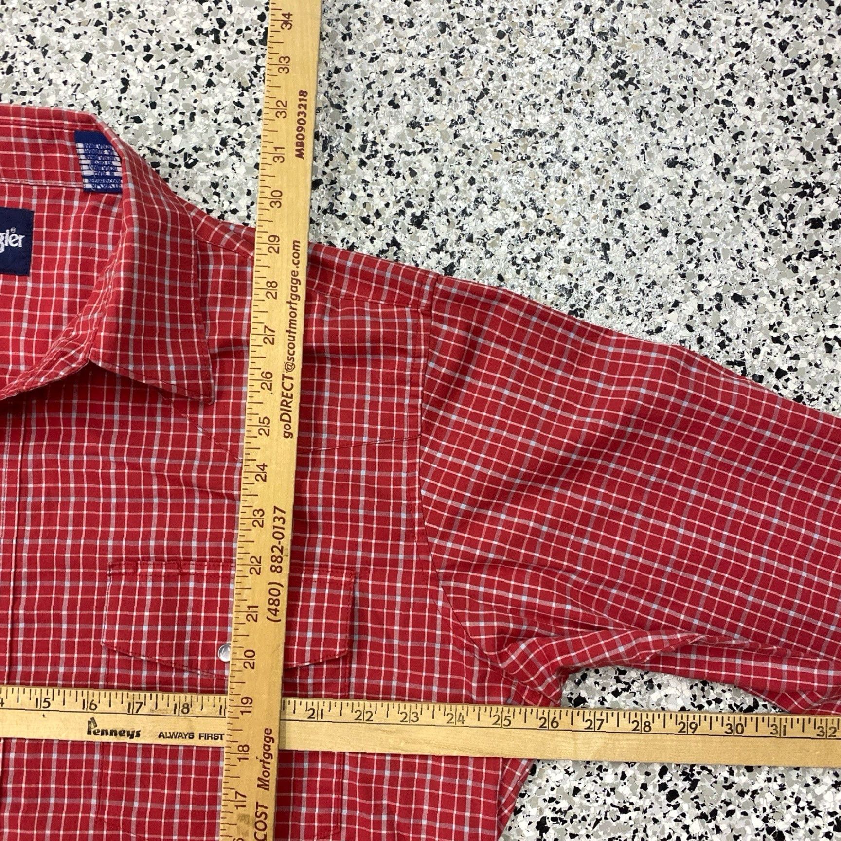Wrangler VINTAGE Wrangler Western Shirt Mens XL Striped Long Sleeve Pearl Snap Rodeo Cowboy Size US XL / EU 56 / 4 - 3 Thumbnail