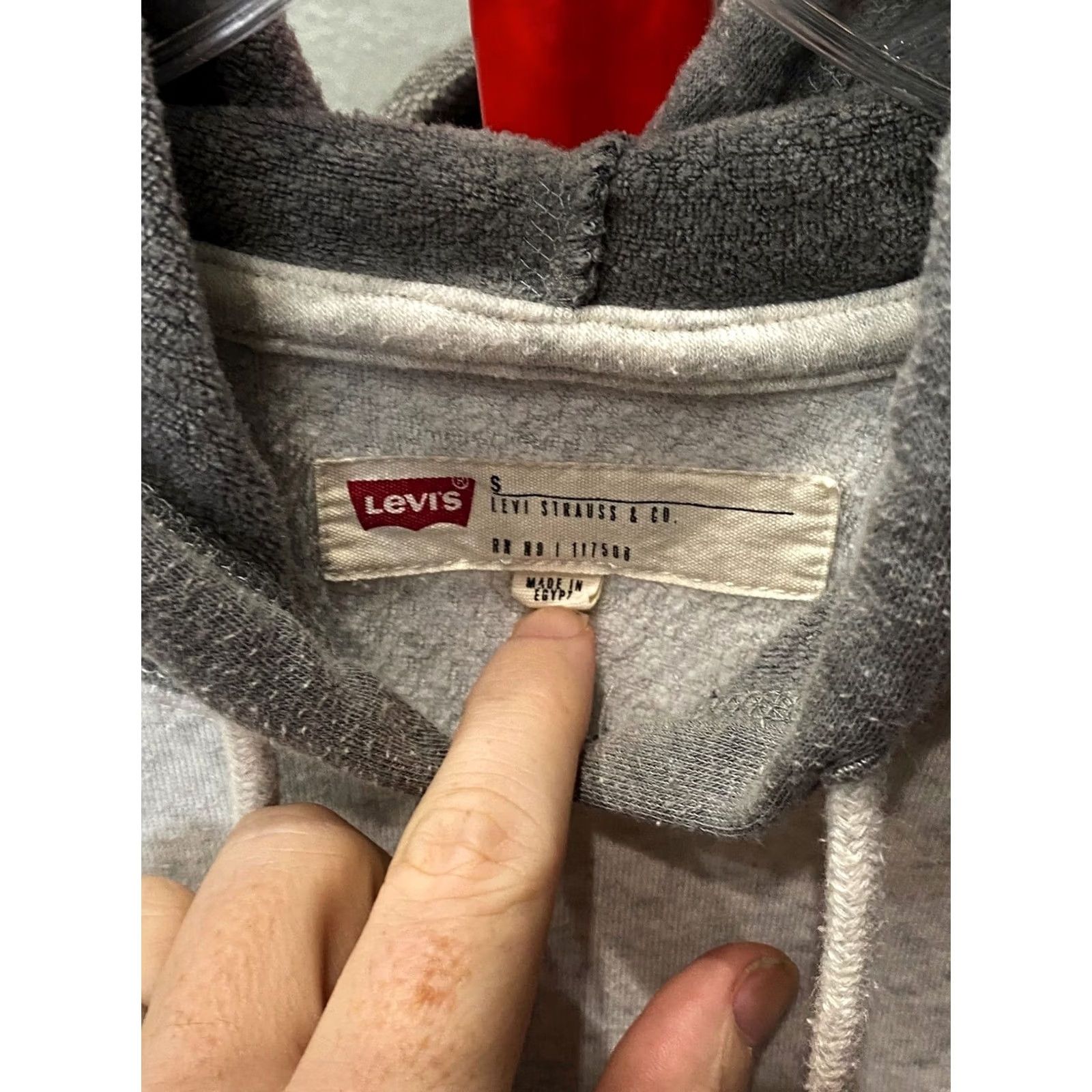 KangaROOS Levis Hoody SWEATER Kangaroo Pocket Logo Small S Mens Multicolor Shirt Sweatshirt Size US S / EU 44-46 / 1 - 4 Thumbnail