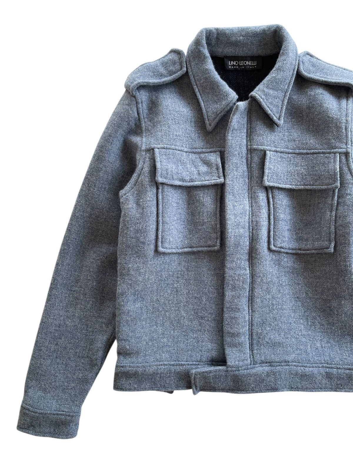 Vintage Italian Lino Leonelli Twill Wool Blouson Jacket Size US S / EU 44-46 / 1 - 4 Thumbnail
