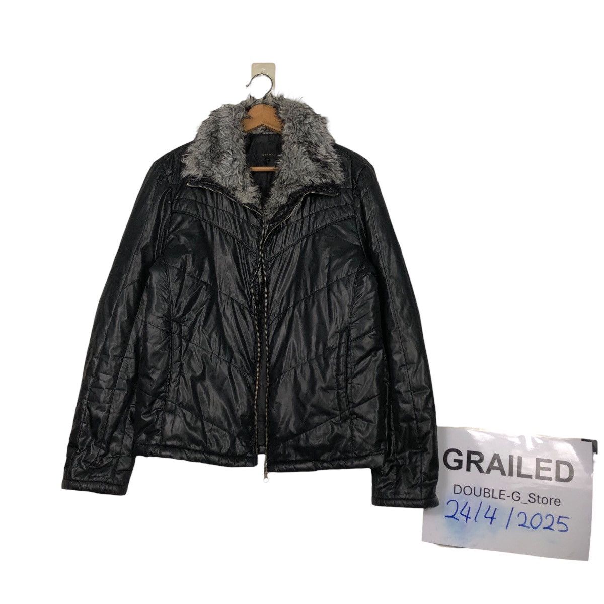 Japanese Brand 📌Vintage Light Puffer Jacket Spinash Mink Fur Hoodie Size US L / EU 52-54 / 3 - 1 Thumbnail