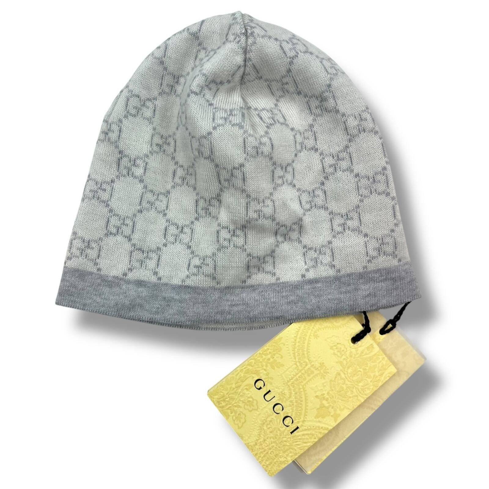 Gucci Gucci Grey Monogram Baby Beanie Size ONE SIZE - 1 Thumbnail