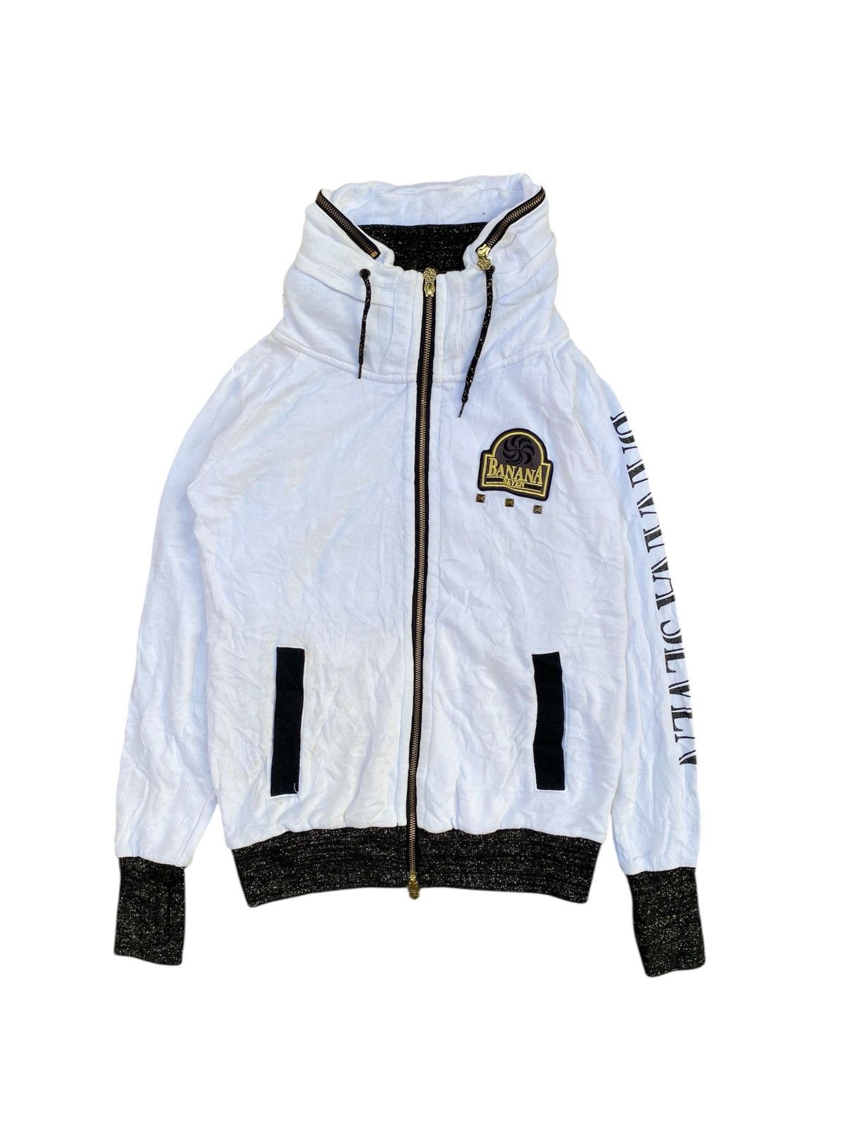 If Six Was Nine × Japanese Brand × Le Grande Bleu (L.G.B.) Banana Seven GOA style- Bono Apocalypse Zip Hoodie Size US S / EU 44-46 / 1 - 2 Thumbnail