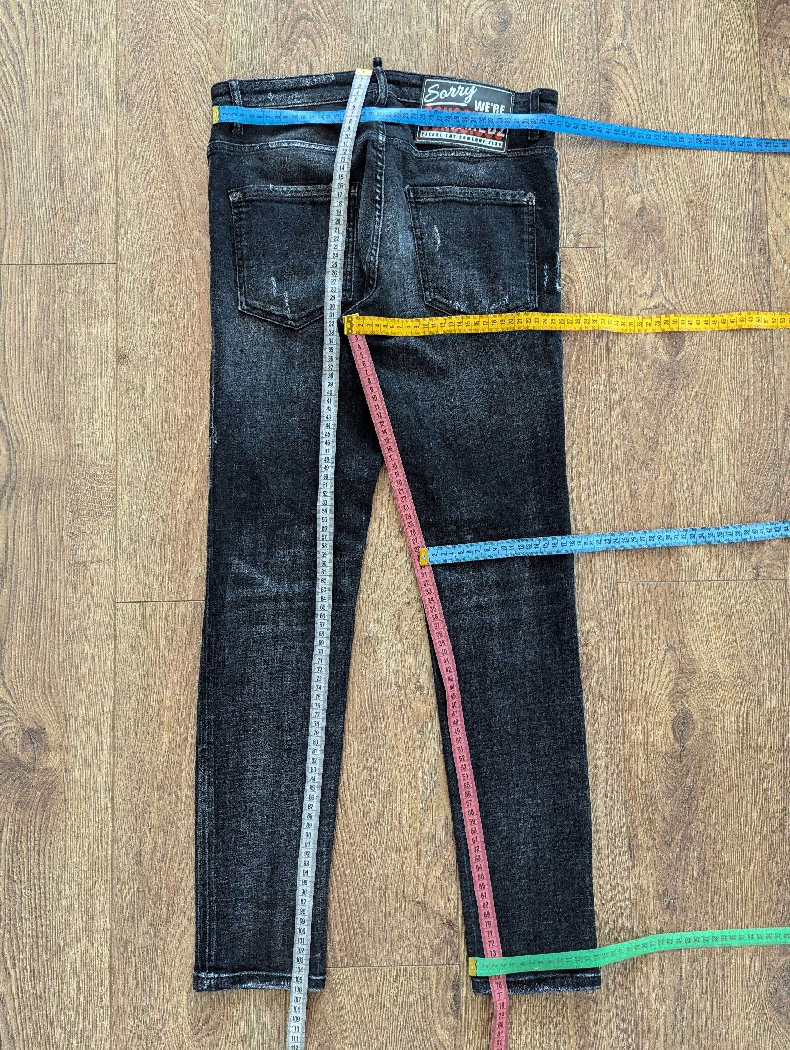 Dsquared2 Dsquared2 Skater Jean 46 Black Made In Italy Luxury Brand Size US 30 / EU 46 - 20 Thumbnail