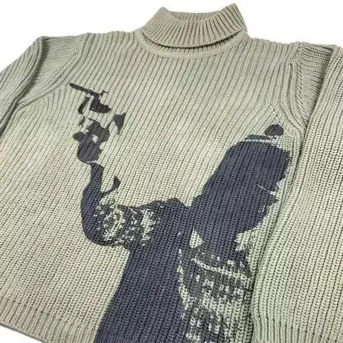 Japanese Brand × Vintage stylish Japanese sweater in vintage style Size US L / EU 52-54 / 3 - 4 Thumbnail