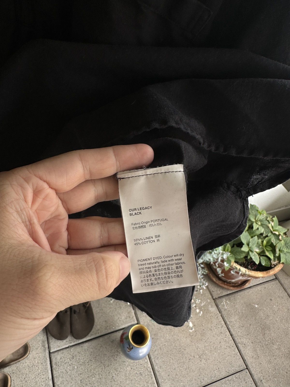 Our Legacy Our Legacy Shawl Zip Shirt Black Size US S / EU 44-46 / 1 - 2 Thumbnail