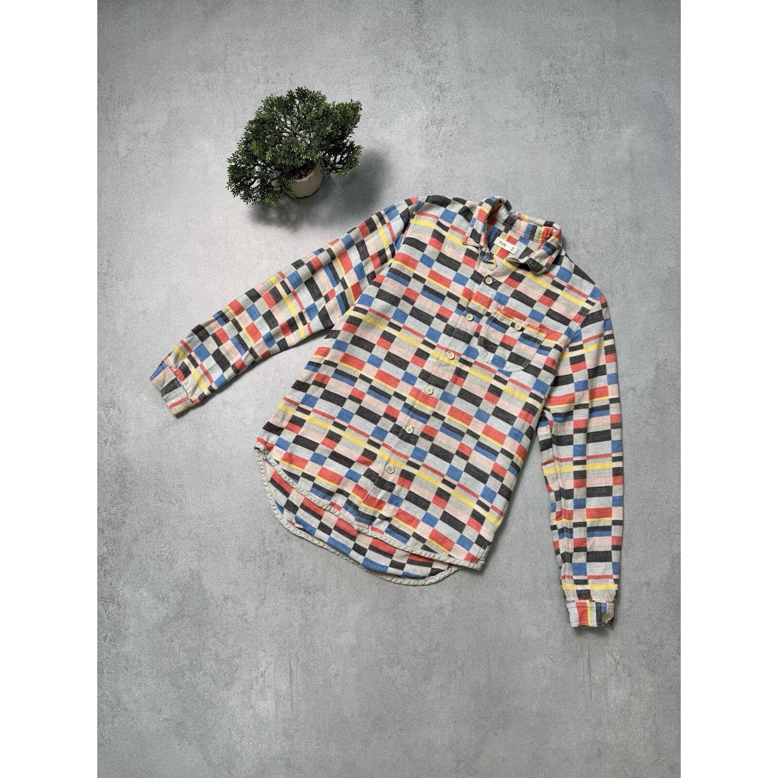 Folk Folk Button Up Long Sleeve Shirt Size 2 S Multicolour Size US S / EU 44-46 / 1 - 1 Thumbnail