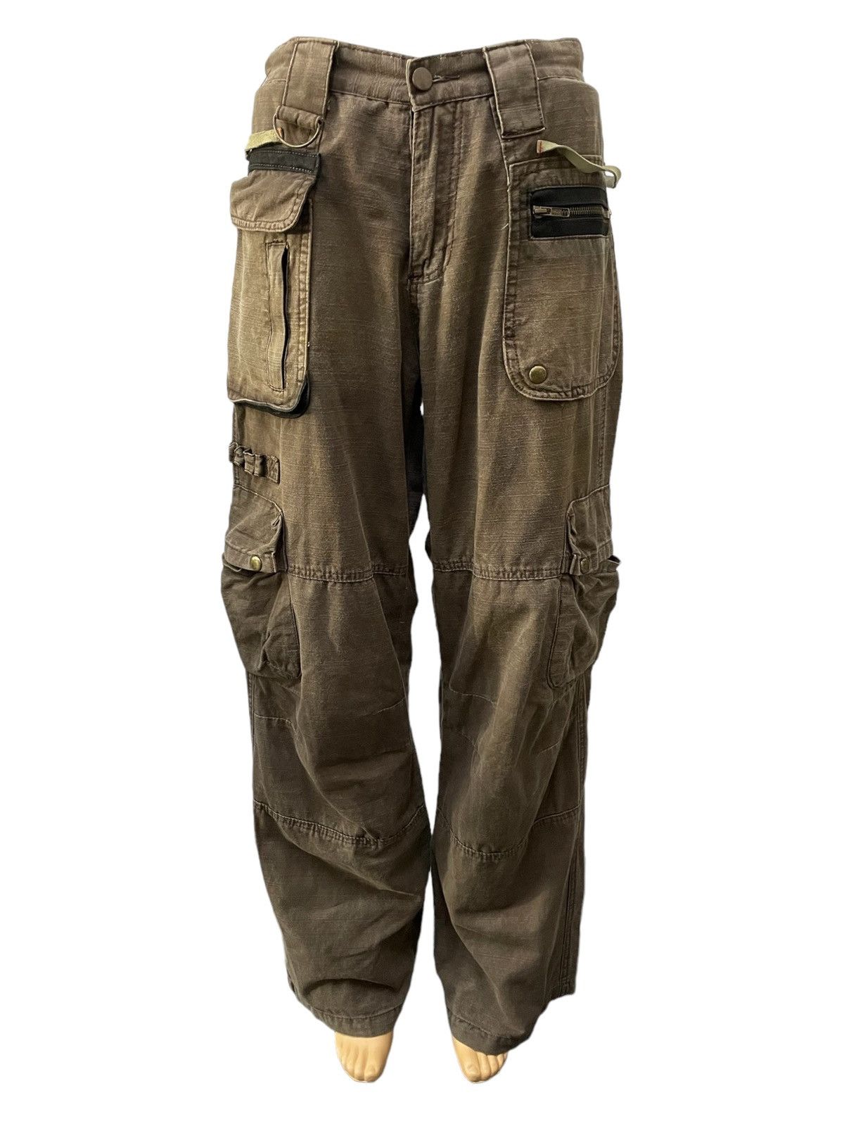 Designer × Junya Watanabe Dolce & Gabanna Style Cargo Baggy Large MultiPocket Pants Size US 32 / EU 48 - 3 Thumbnail