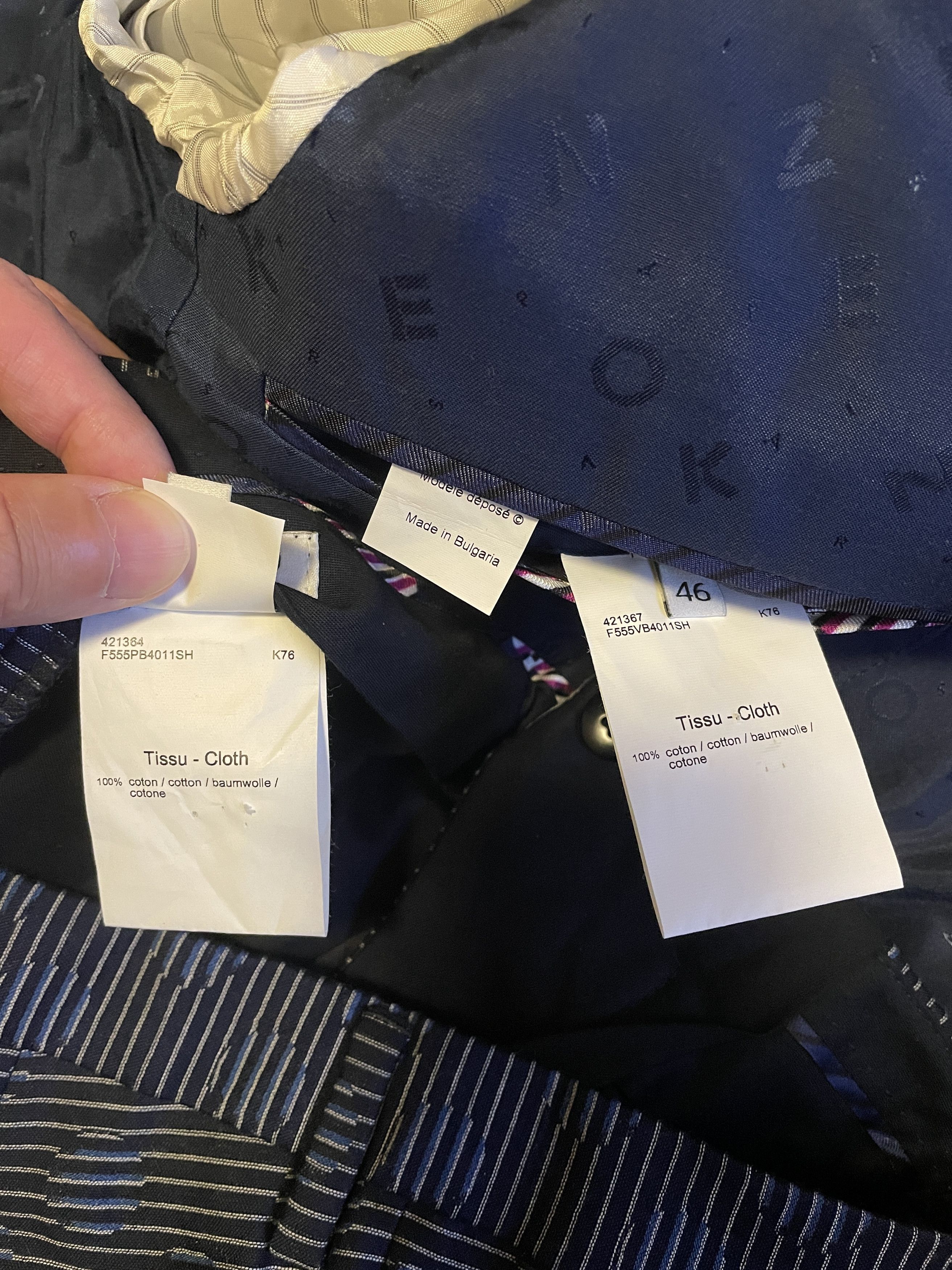 Kenzo Kenzo men's pinstripe suits size 46 Size 46R - 6 Thumbnail