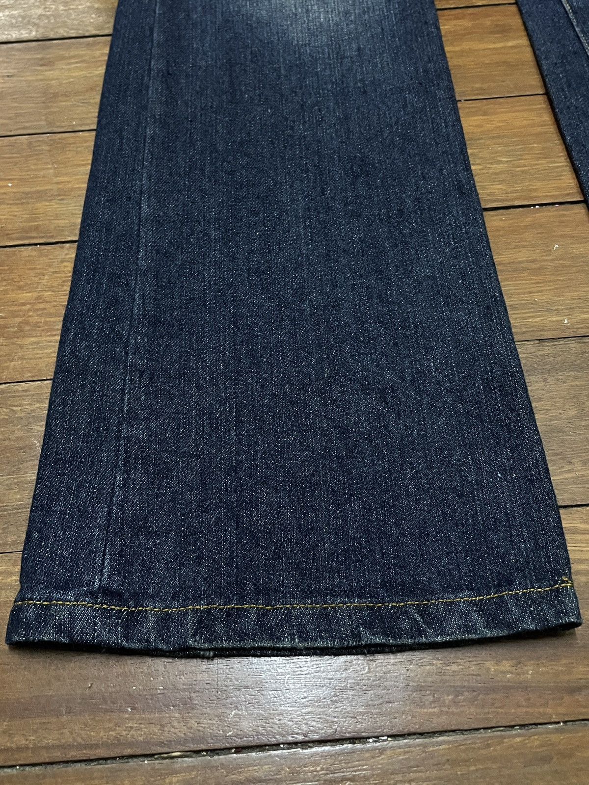 If Six Was Nine Very Rare Vintage Japanese Brand Jackrose Flared Jeans 2000s Size US 32 / EU 48 - 5 Thumbnail