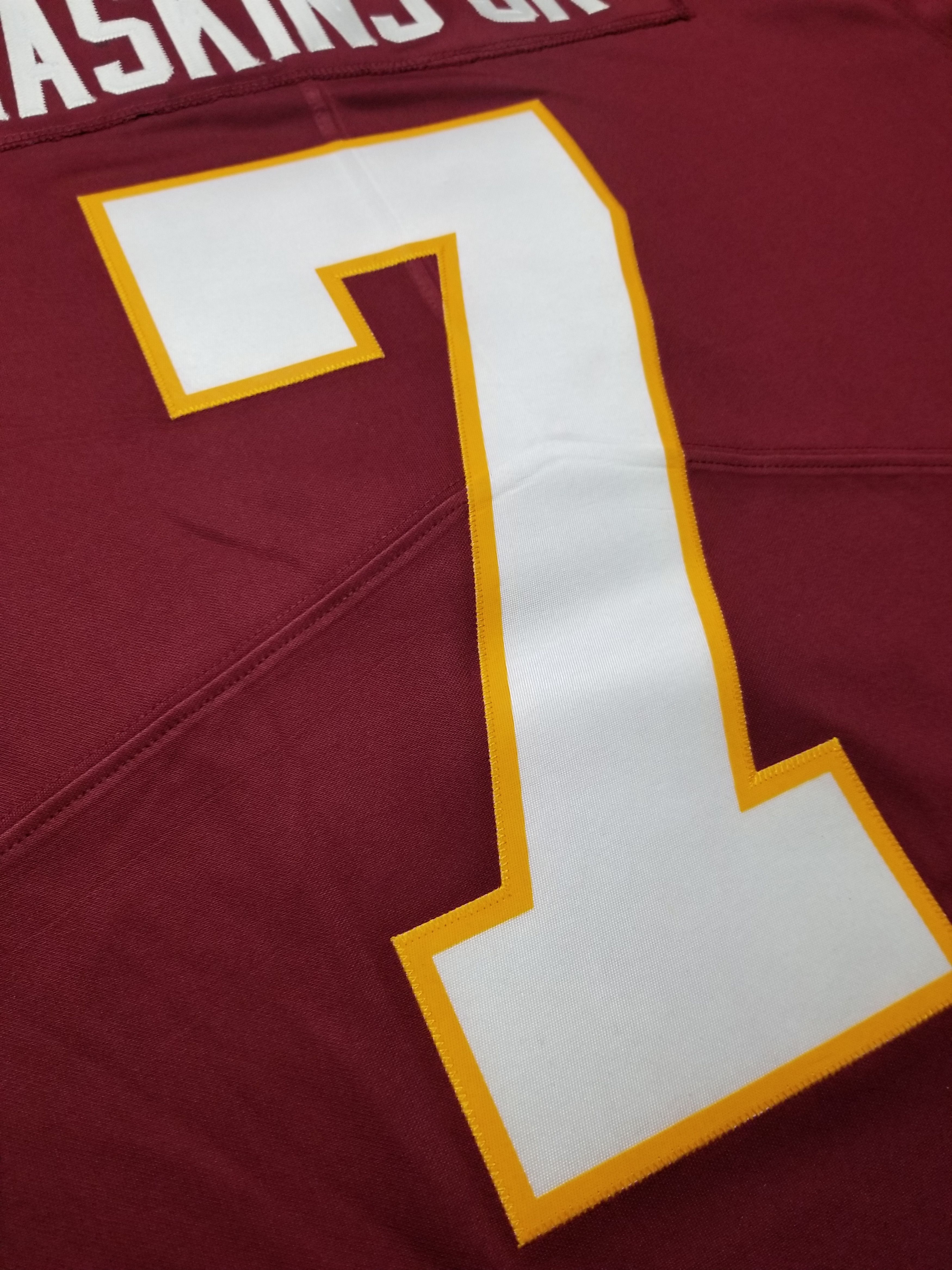 Nike Dwayne Haskins #7 Washington Redskins Limited Sewn Jersey Size US L / EU 52-54 / 3 - 10 Thumbnail