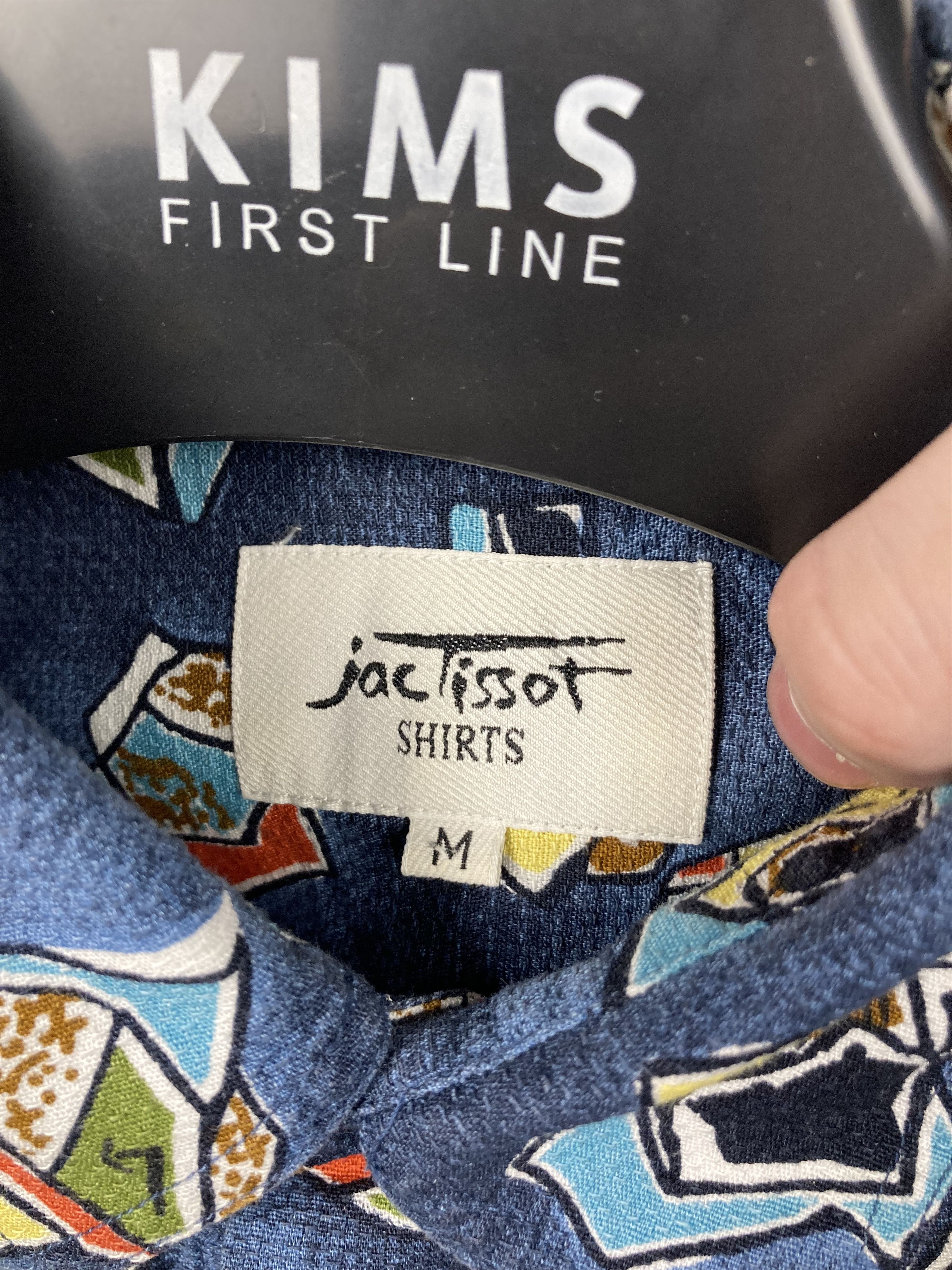 Tissot 1990s Jac Tissot Shirts Vintage Abstract Avant Garde Pattern Size US M / EU 48-50 / 2 - 7 Thumbnail