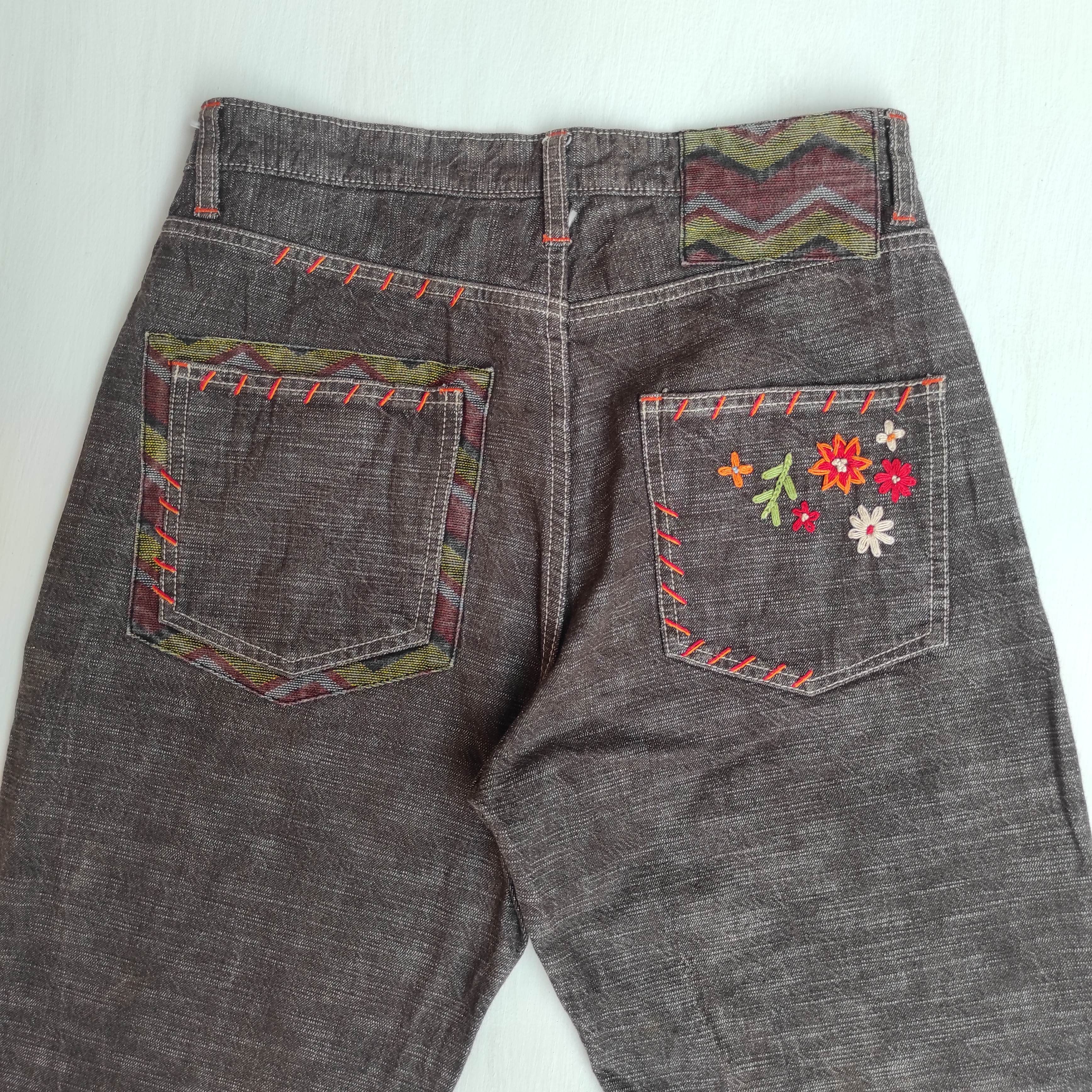 Beauty Beast Japanese Brand Wild Khakis Embroider Hand Stitching Jeans Size US 30 / EU 46 - 15 Thumbnail