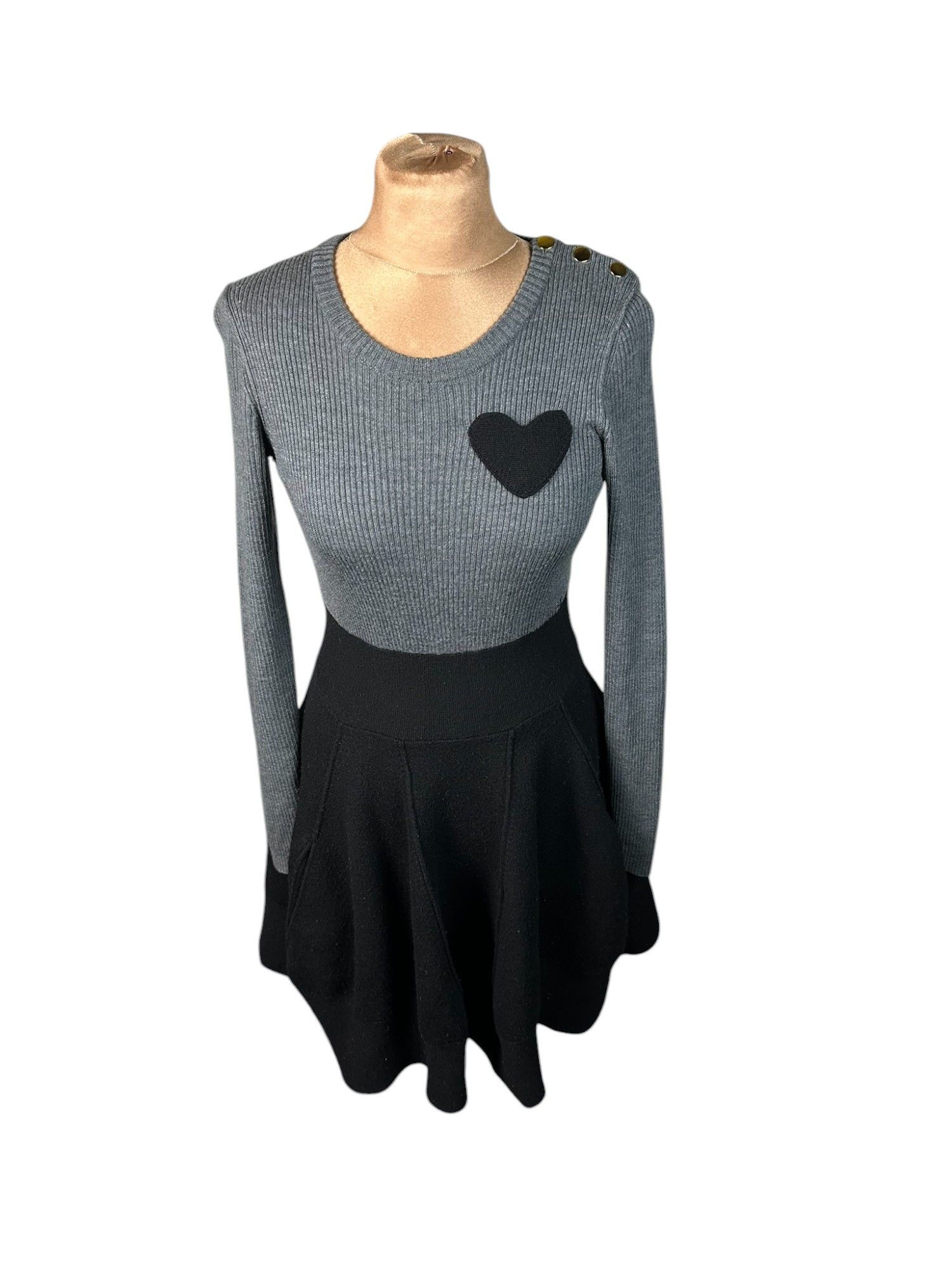 Designer × Sonia Rykiel Sonia Rykiel Merino Wool Designer Dress Size S / US 4 / IT 40 - 1 Thumbnail