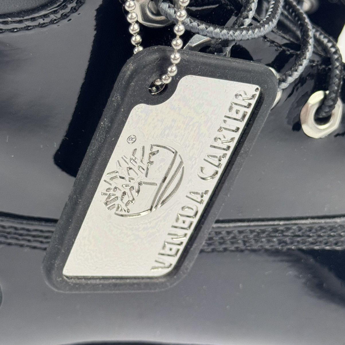 Timberland x VENEDA CARTER PATENT BLACK BOOTS Size US 8.5 / EU 41-42 - 14 Thumbnail