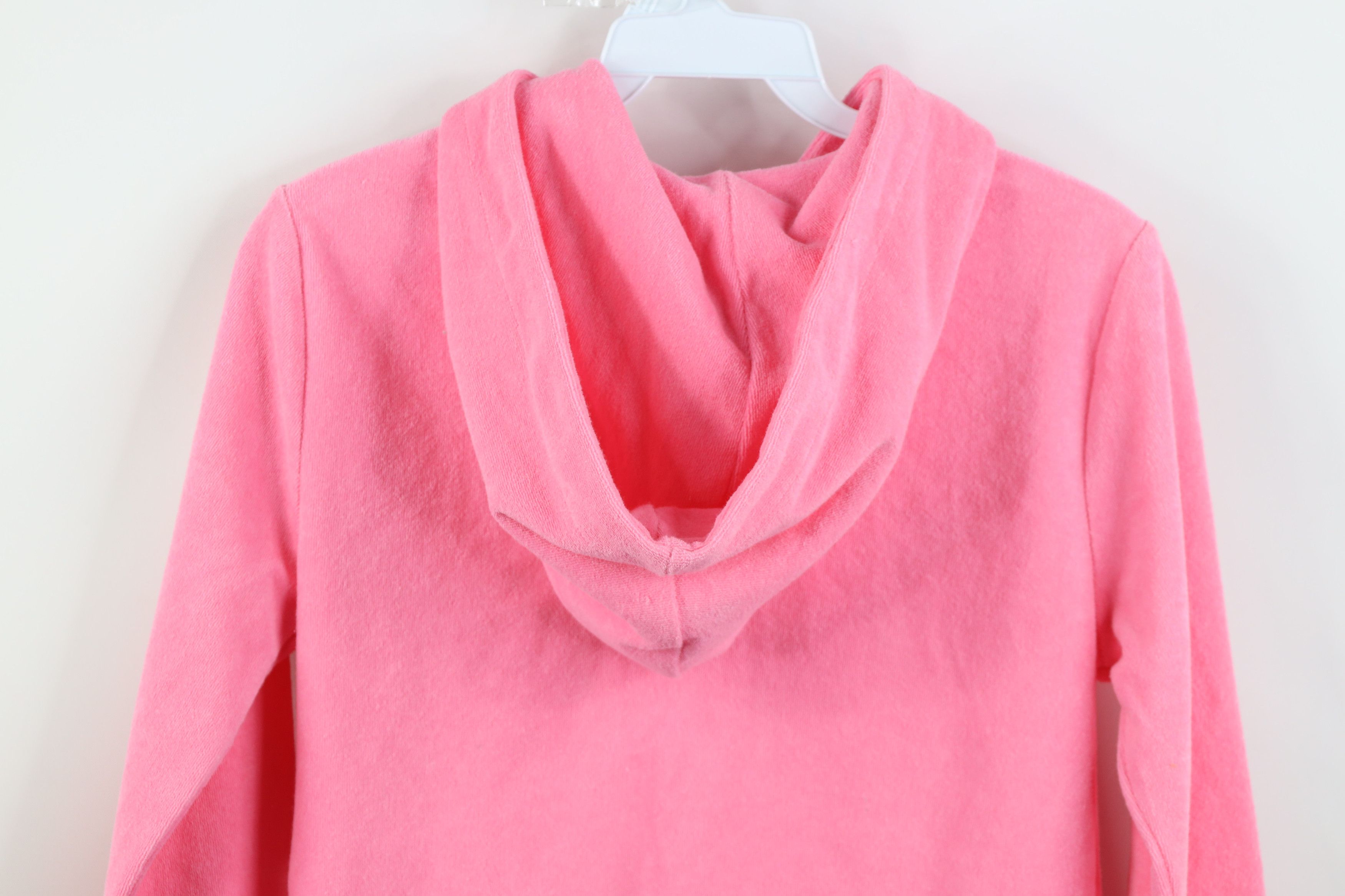 Juicy Couture Vintage 90s Y2K Juicy Couture Terry Cloth Full Zip Hoodie Size XS / US 0-2 / IT 36-38 - 14 Thumbnail