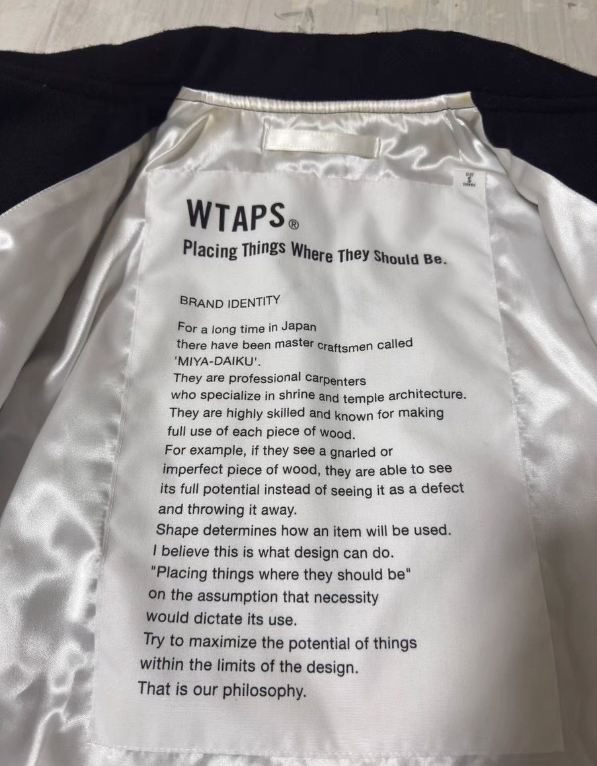 Wtaps WTAPS 16AW Dragon embroidery wool-blend jacket Size US S / EU 44-46 / 1 - 4 Thumbnail