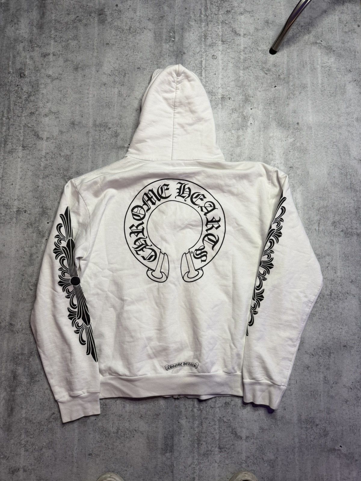 Chrome Hearts Chrome Hearts White Floral Horseshoe Zip up Size US L / EU 52-54 / 3 - 2 Thumbnail