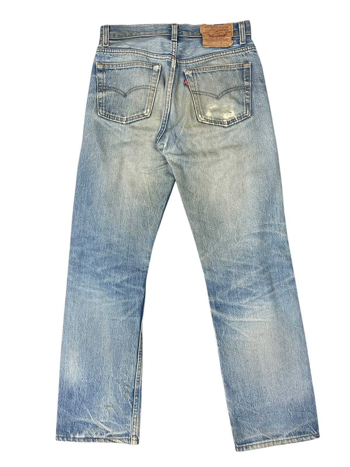 Levi's Vintage Levi’s 501 XX Distressed Jeans Straight Cut Size US 29 - 2 Thumbnail