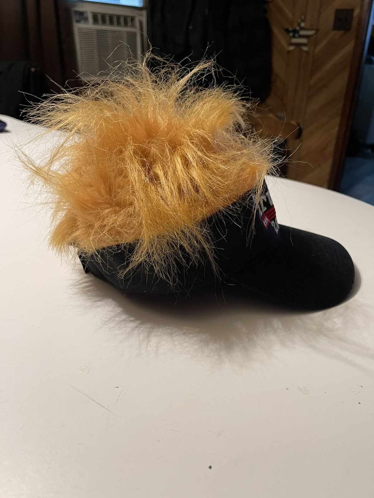 Other Trump 2024 Hair Visor Cap Donald Trump Blonde Wig Hat Size ONE SIZE - 5 Thumbnail