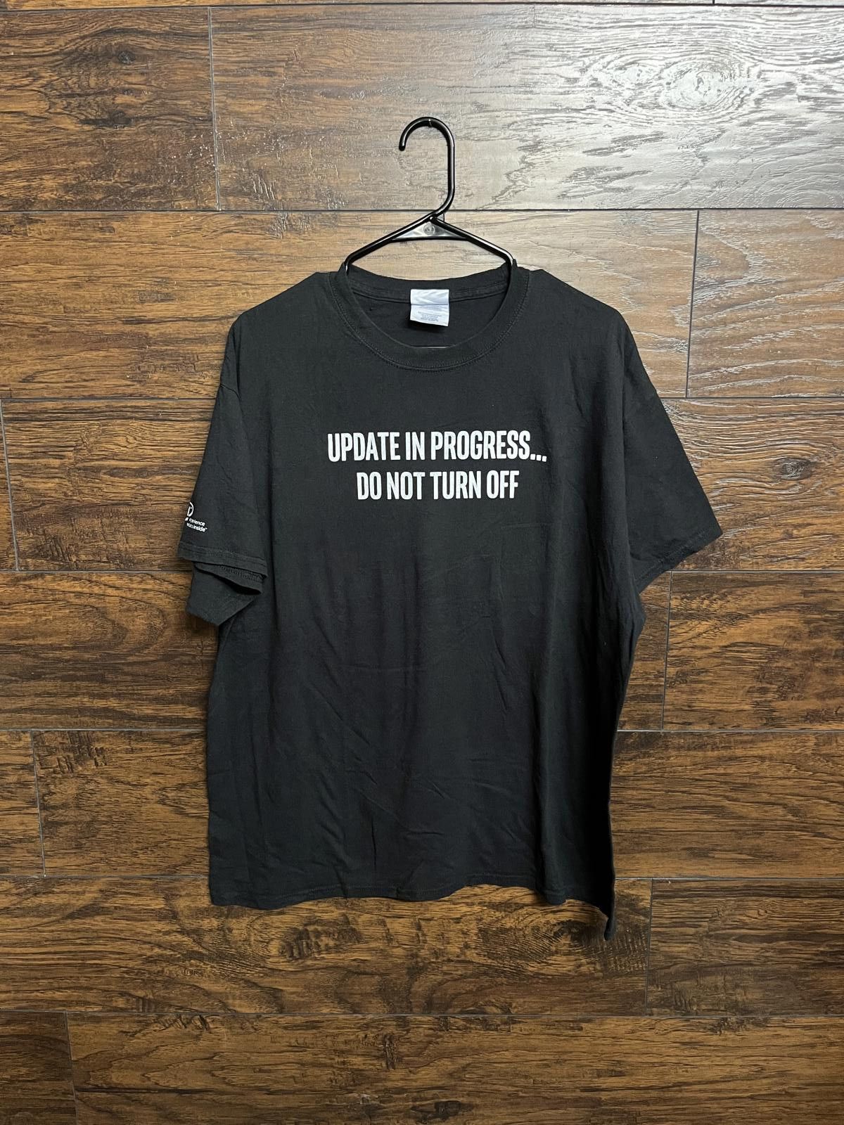 Designer Intel Promo T-shirt Update in Progress... Do Not Turn Off XL Size US XL / EU 56 / 4 - 1 Thumbnail