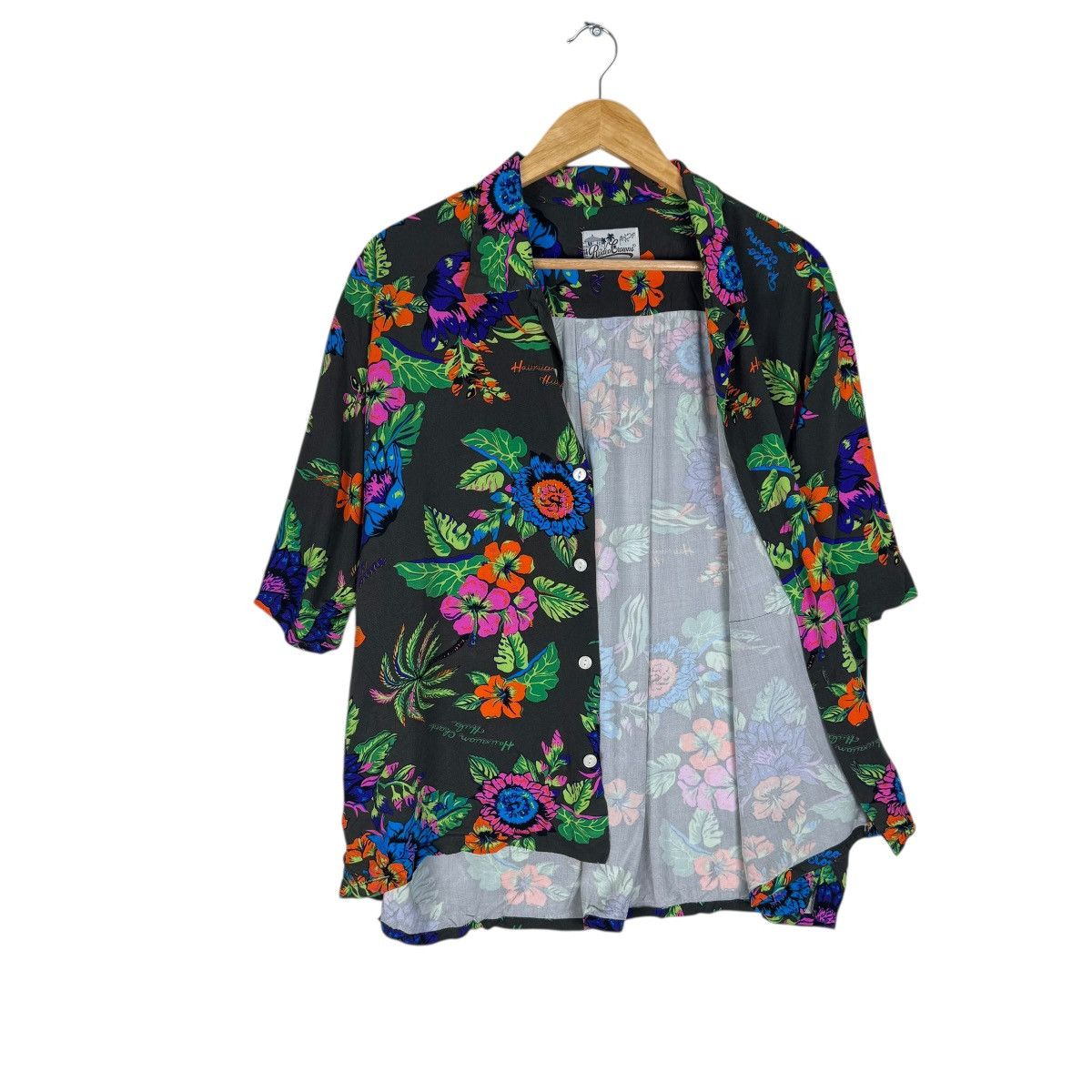 Sun Surf ☀️RODEO CROWNS FLORAL RAYON HAWAII SHIRT Size US L / EU 52-54 / 3 - 6 Thumbnail