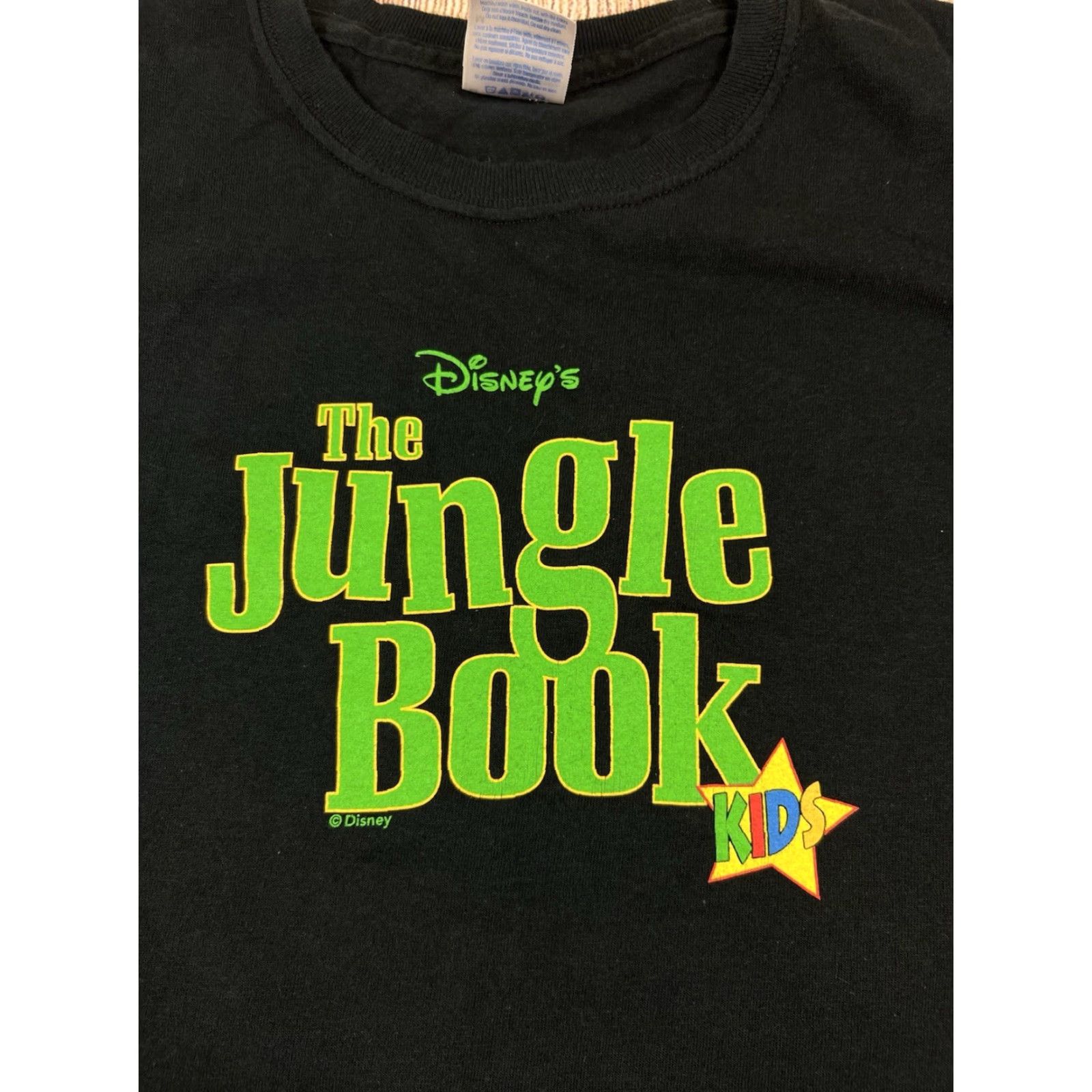 Disney VINTAGE Disney Jungle Book T-Shirt Black Medium Men M Short Sleeve Promo Movie Shirt Size US M / EU 48-50 / 2 - 2 Thumbnail