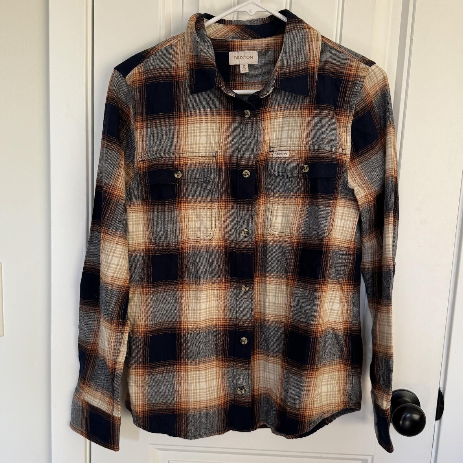 Brixton Brixton Plaid Button-Up Shirt - Size Small Size S / US 4 / IT 40 - 2 Thumbnail