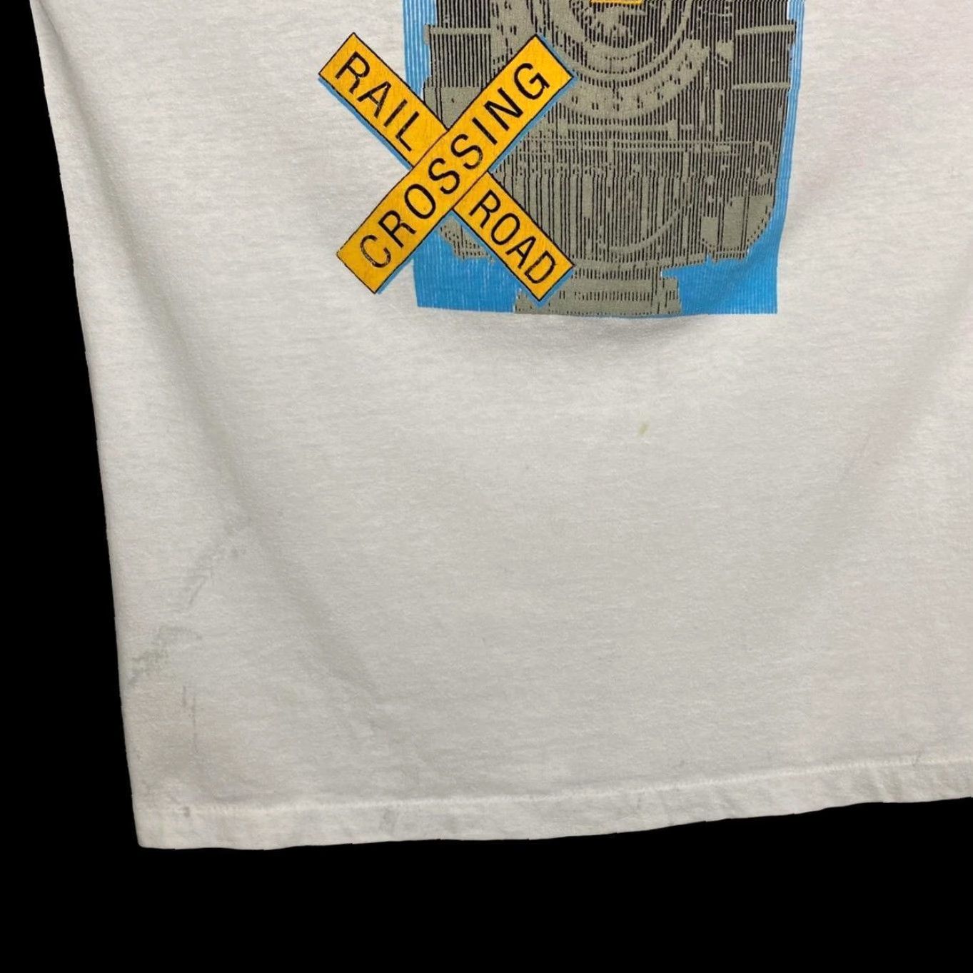 Velva Sheen VINTAGE DURANGO & SILVERTON RAIL ROAD Train Souvenir Single Stitch T-Shirt Large Size US L / EU 52-54 / 3 - 3 Thumbnail