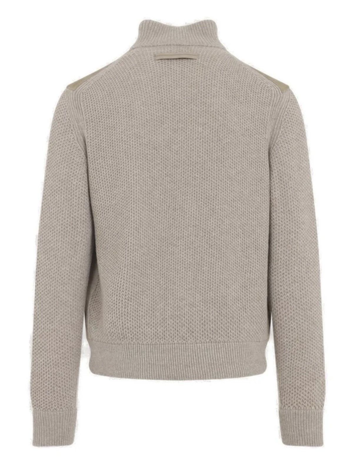 Ermenegildo Zegna Zegna Oasi Cashmere Suede Panelled Cardigan Sweater Jacket Size US L / EU 52-54 / 3 - 9 Thumbnail