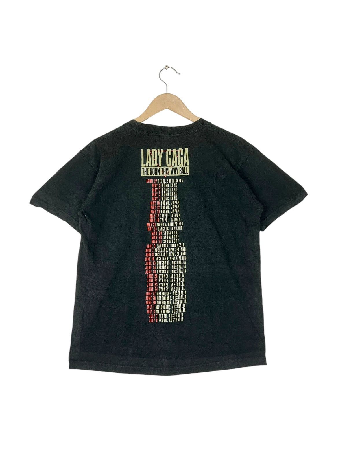 Band Tees Y2K Lady Gaga The Born This Way Ball Tour / Pony Ride Size US M / EU 48-50 / 2 - 2 Thumbnail