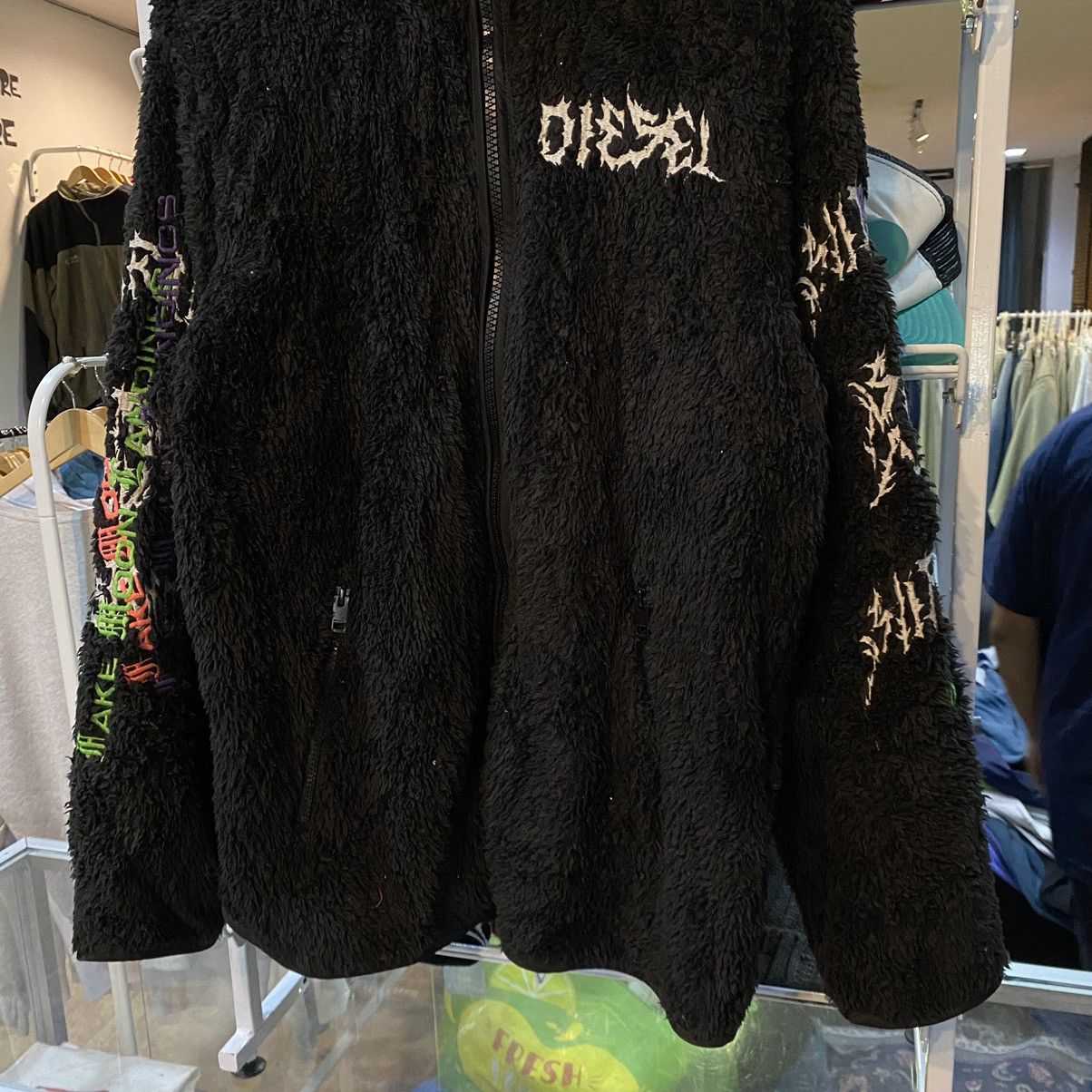 Diesel ‼️🔥DIESEL “Jake Moon Landings”FLEECE JACKET 🔥‼️ Size US L / EU 52-54 / 3 - 4 Thumbnail