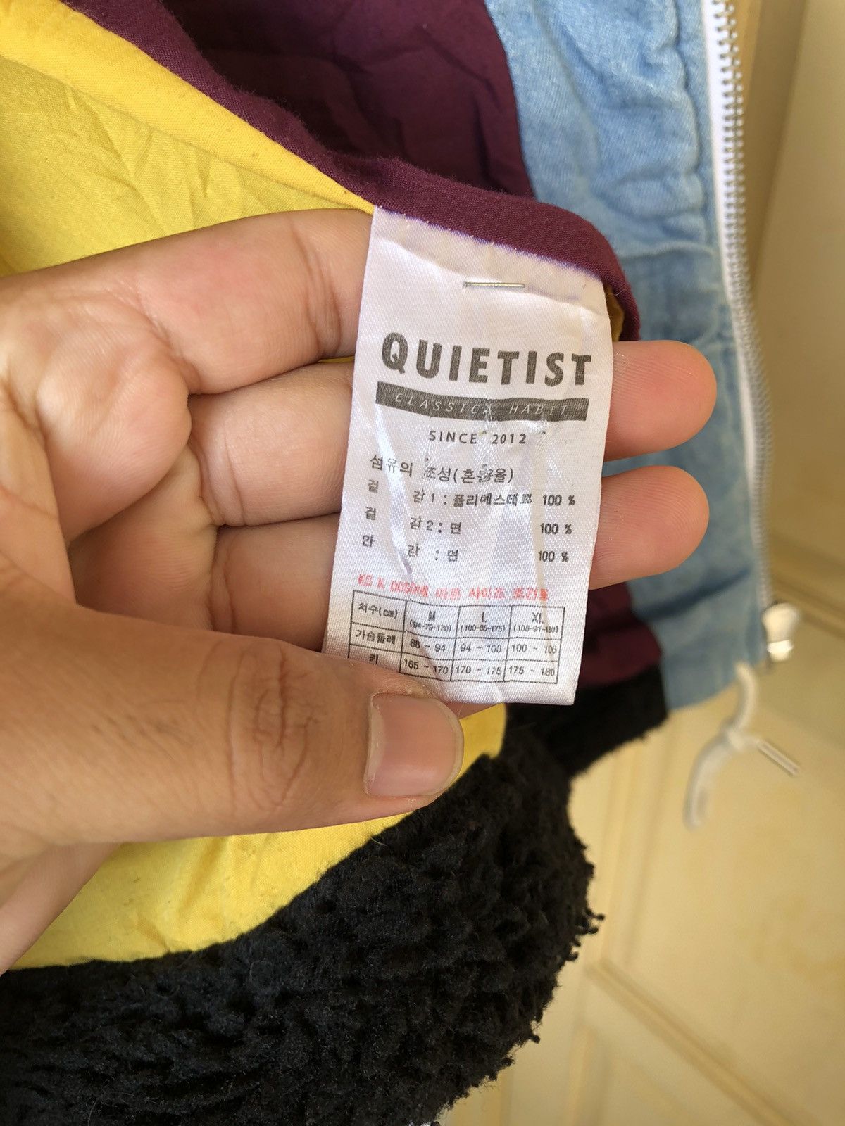 Seditionaries Korean Brands❗️Queitist Fleece Patchwork Like Undercover Size US XL / EU 56 / 4 - 13 Thumbnail