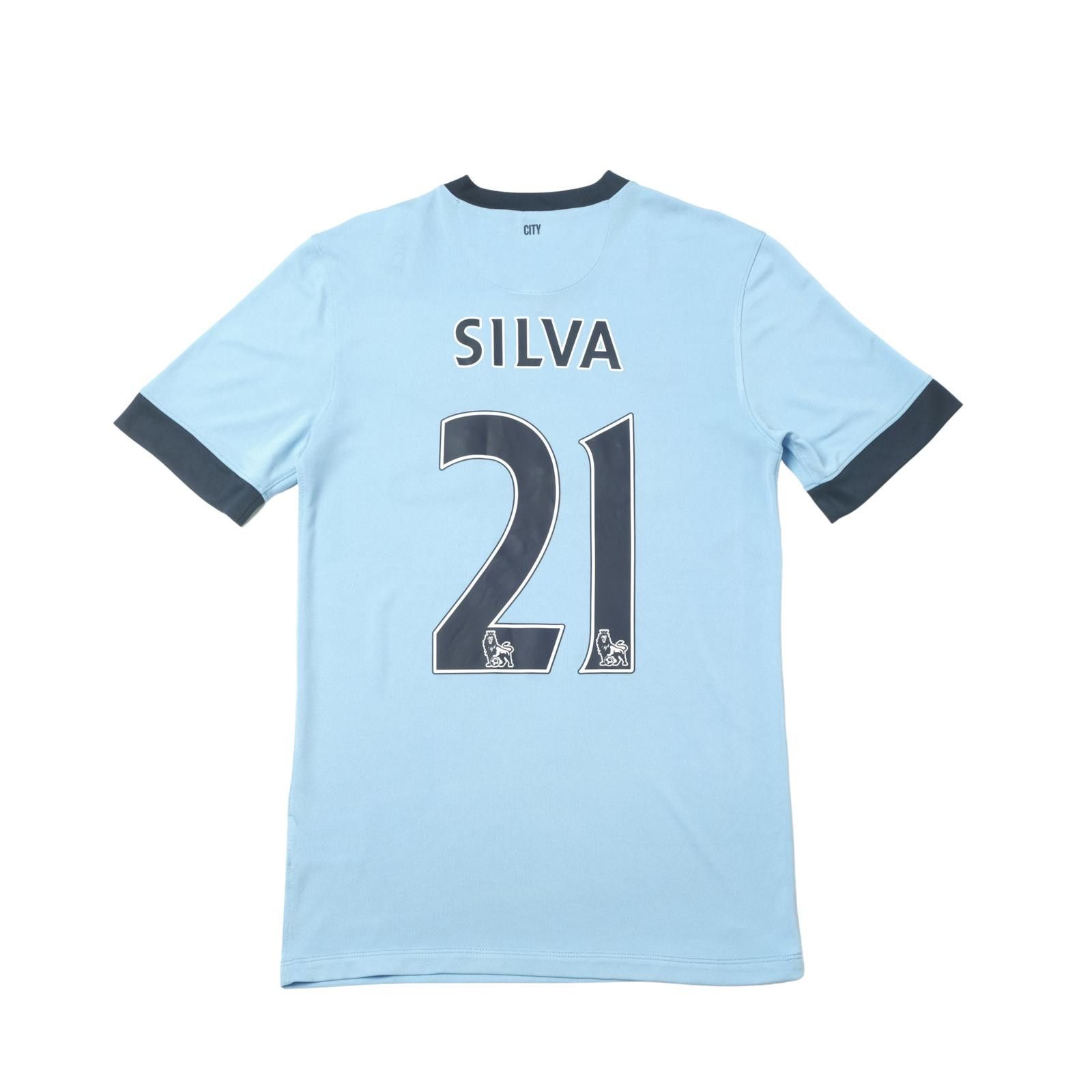 Nike 2014/15 Manchester City Home Shirt Nike David Silva (S) Size US S / EU 44-46 / 1 - 1 Thumbnail