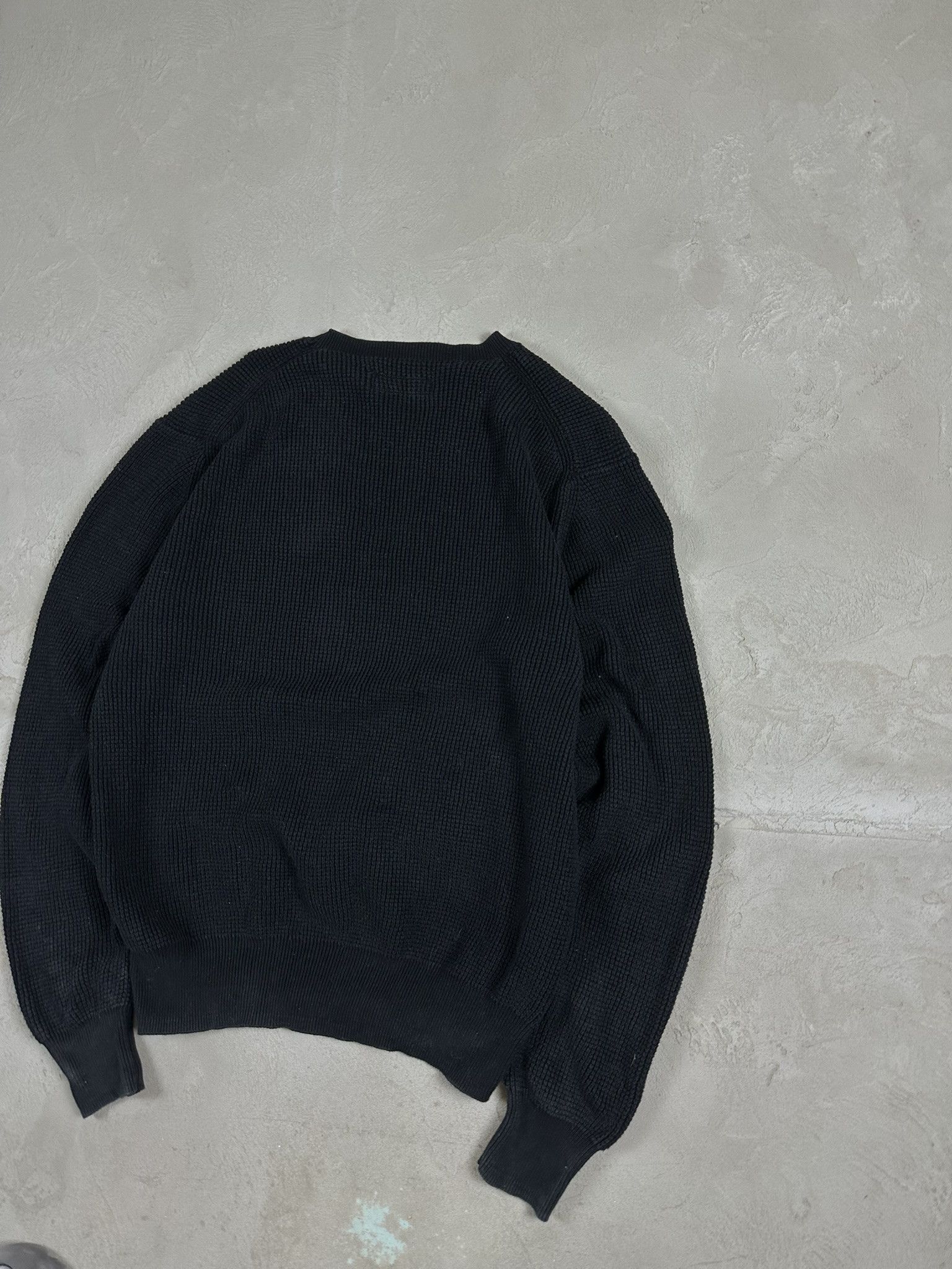 Allsaints Allsaints Cotton Boxy Logo Knit Sweater Size US L / EU 52-54 / 3 - 11 Thumbnail