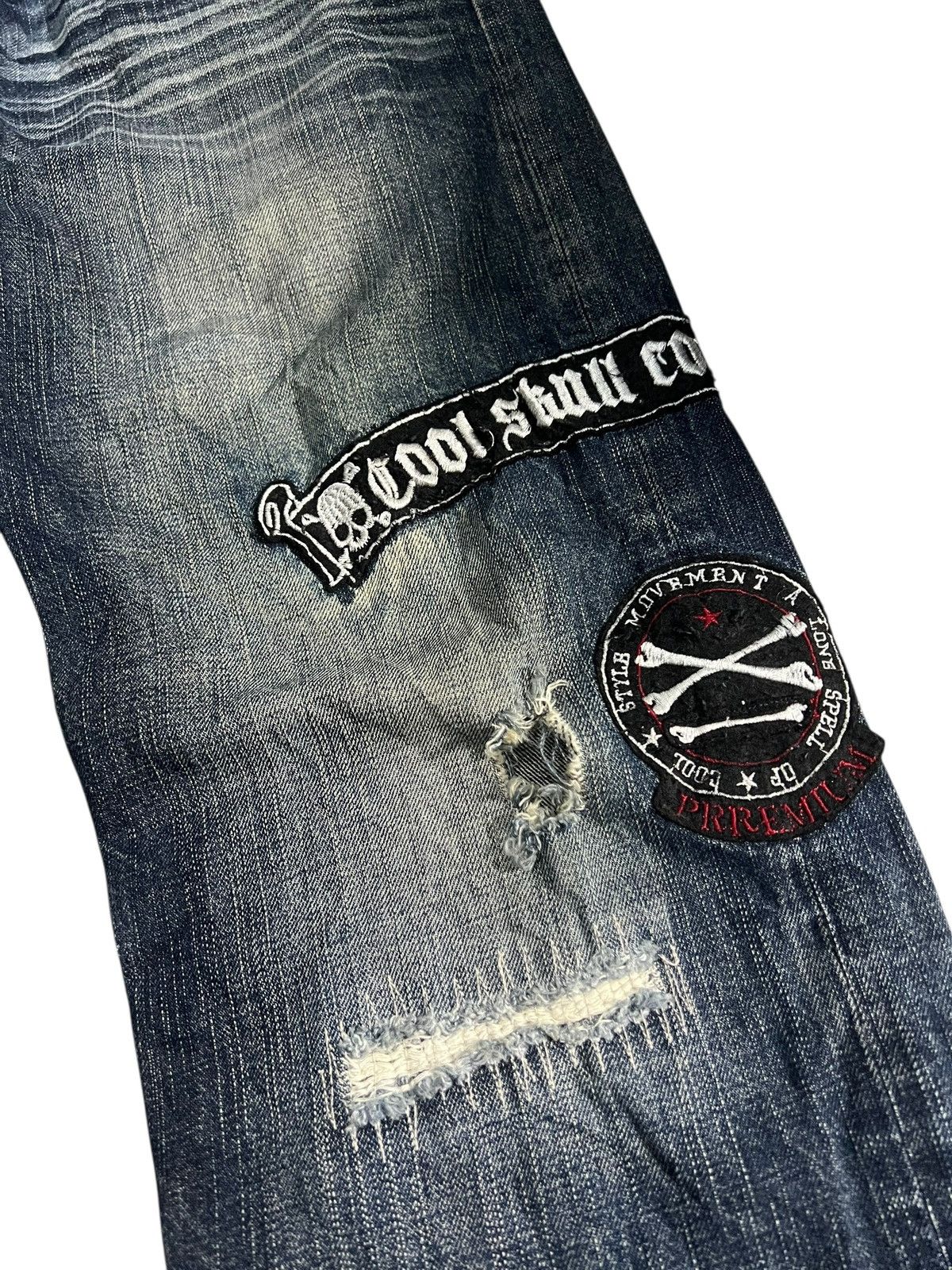 Japanese Brand Vintage Japanese Brand Sorridere Patchwork Distress Jean Size US 32 / EU 48 - 5 Thumbnail