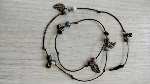 Handmade Multi-Layer Ceramic Bracelet Jewelry Gift For Her Size ONE SIZE - 5 Thumbnail