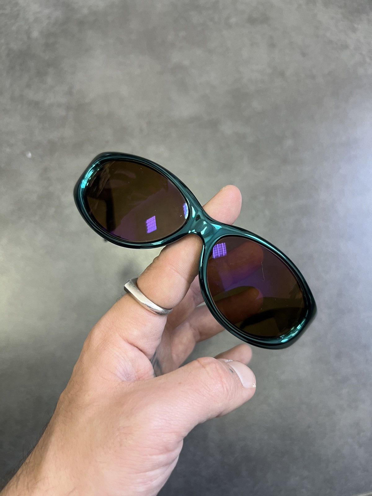 Diesel × Japanese Brand × Vintage Diesel Iconic Racing Sunglasses 00s Size ONE SIZE - 2 Thumbnail