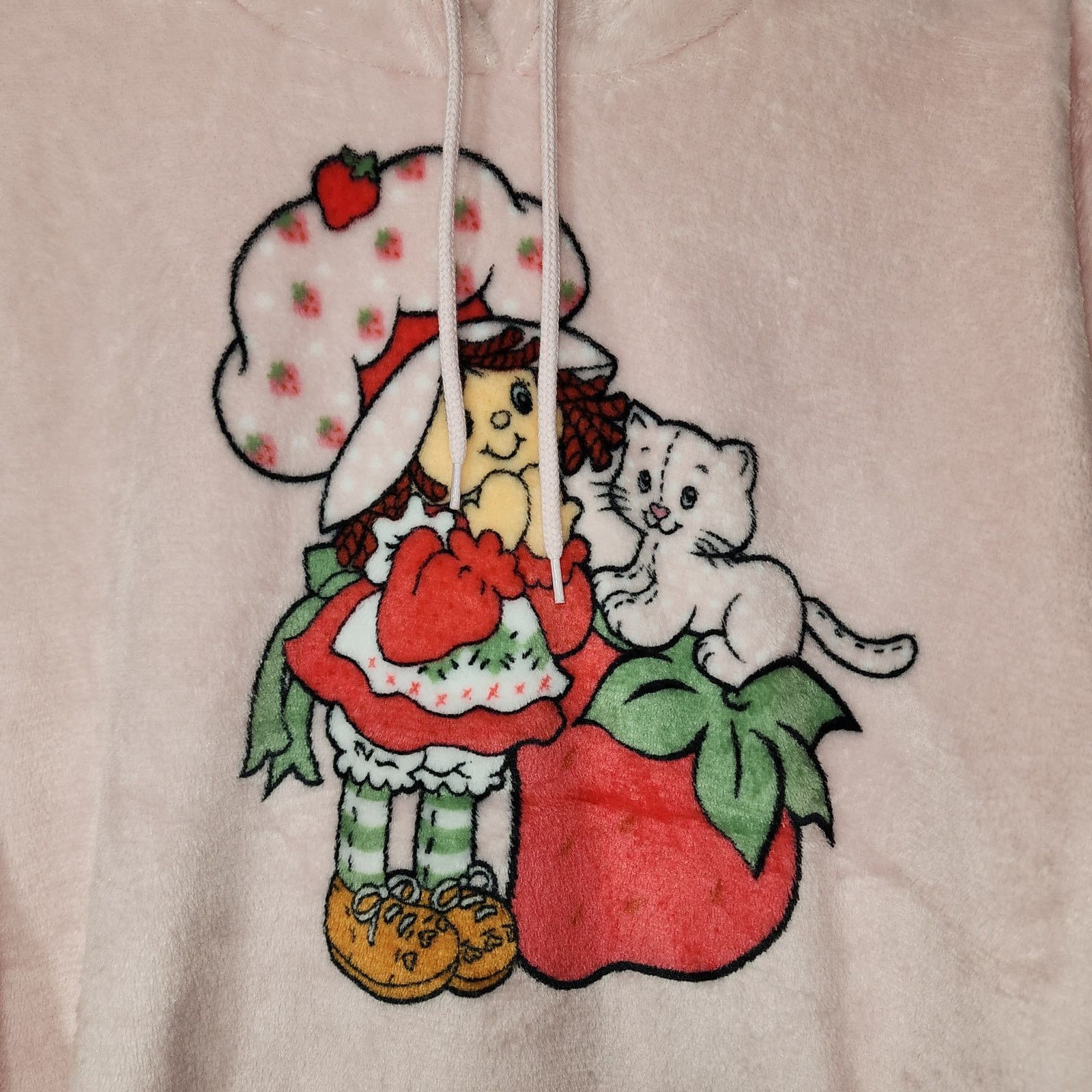 Strawberry Strawberry shortcake fleece hoodie women's size Medium Size M / US 6-8 / IT 42-44 - 2 Thumbnail