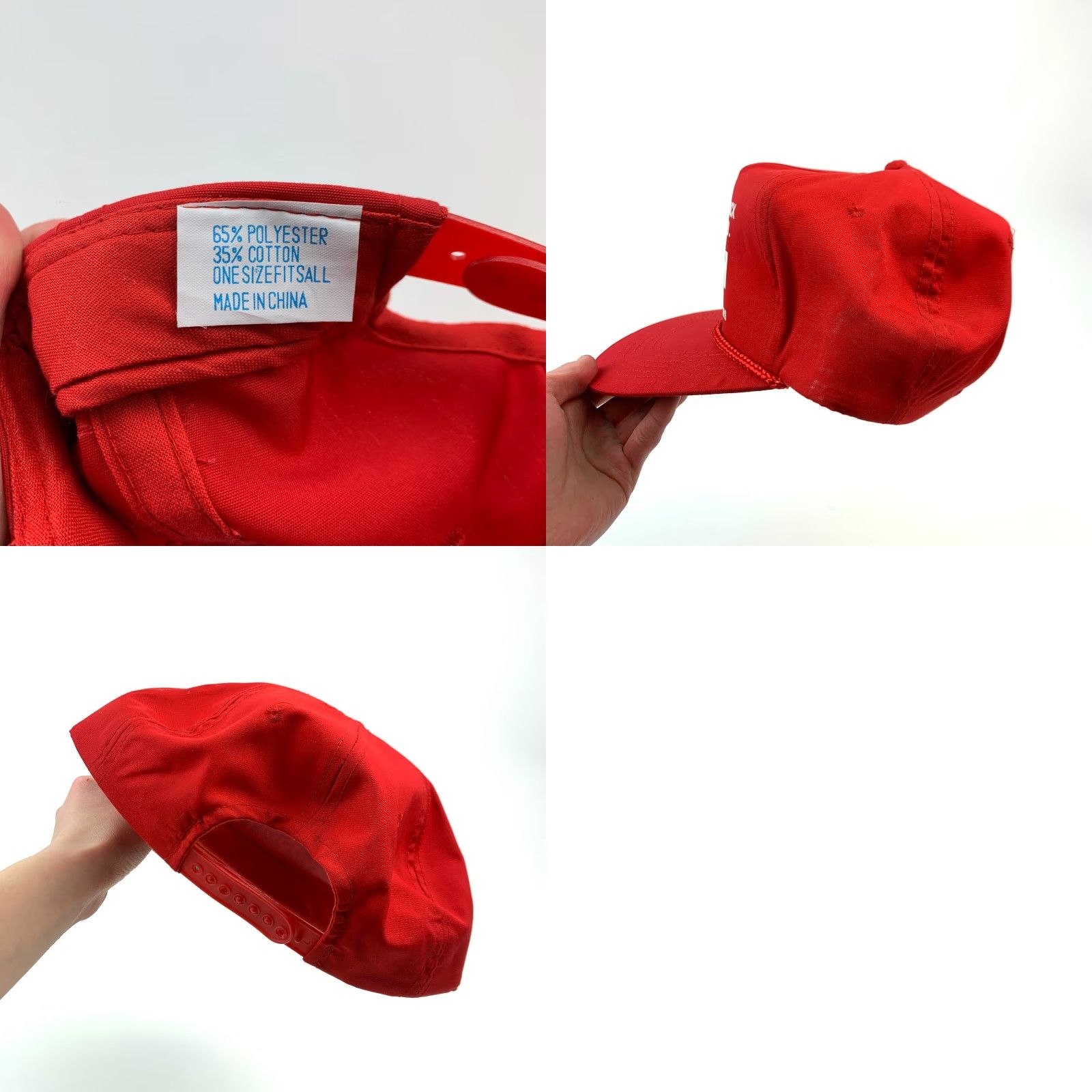 Vintage Vintage Rossville Kansas Truck & Tractor Red Snapback Cap User: Vintage Rossville Kansas Truck & Tractor Red Rope Snapback Cap Size ONE SIZE - 8 Thumbnail