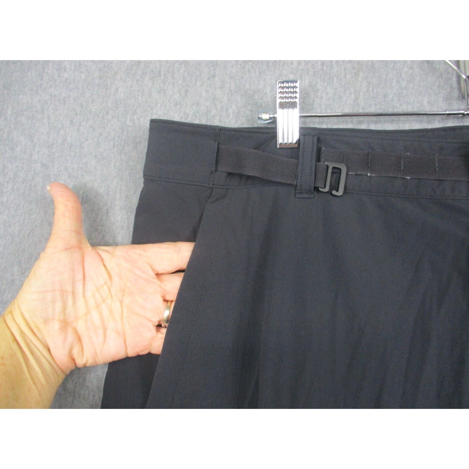 Black Diamond Black Diamond Pants Mens XL Black Hiking Climbing Softshell Adjustable Hem Size US 36 / EU 52 - 5 Thumbnail
