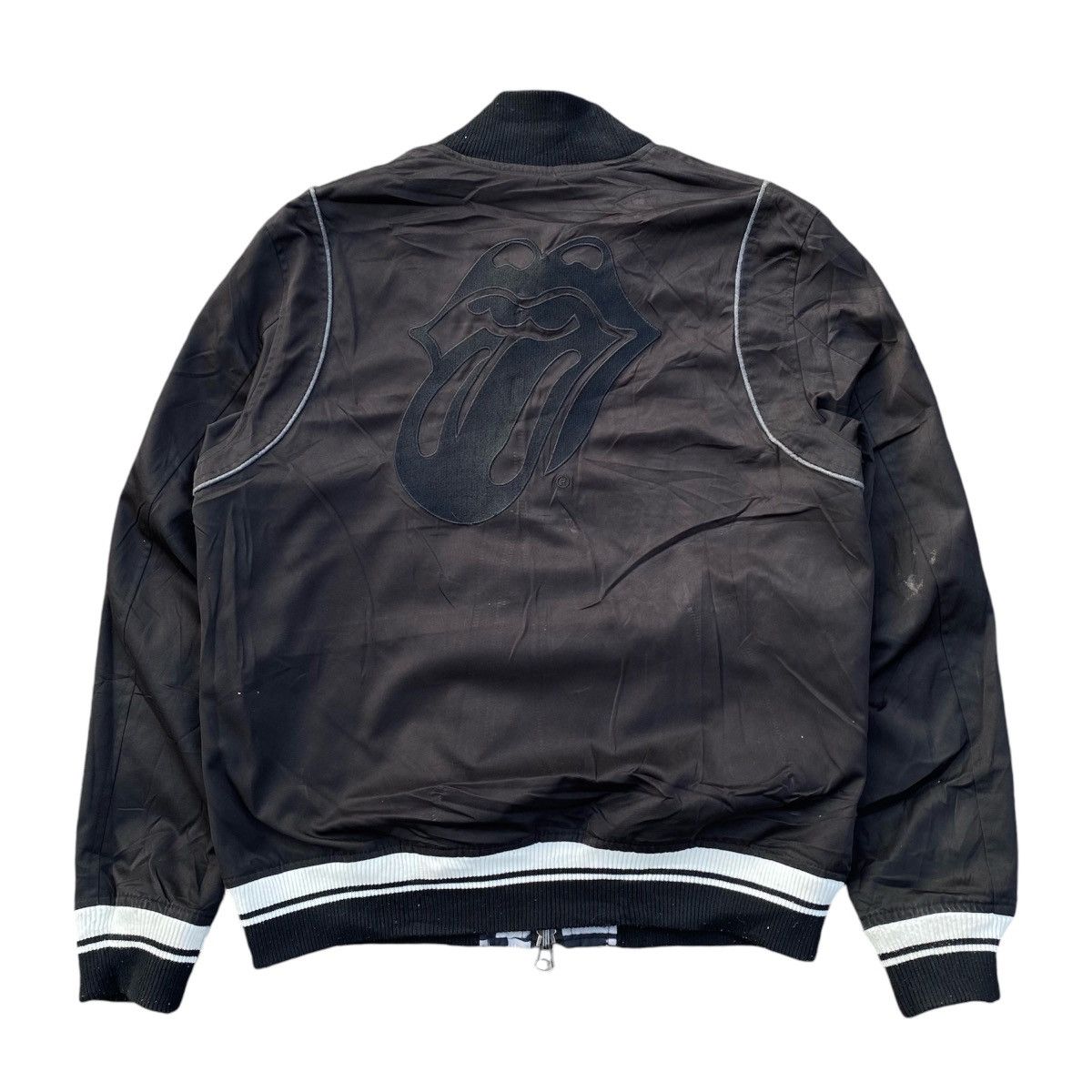 JACKROSE × Japanese Brand × The Rolling Stones Jack Rose x The Rolling Stones Reversible Bomber Jacket Size US M / EU 48-50 / 2 - 7 Thumbnail