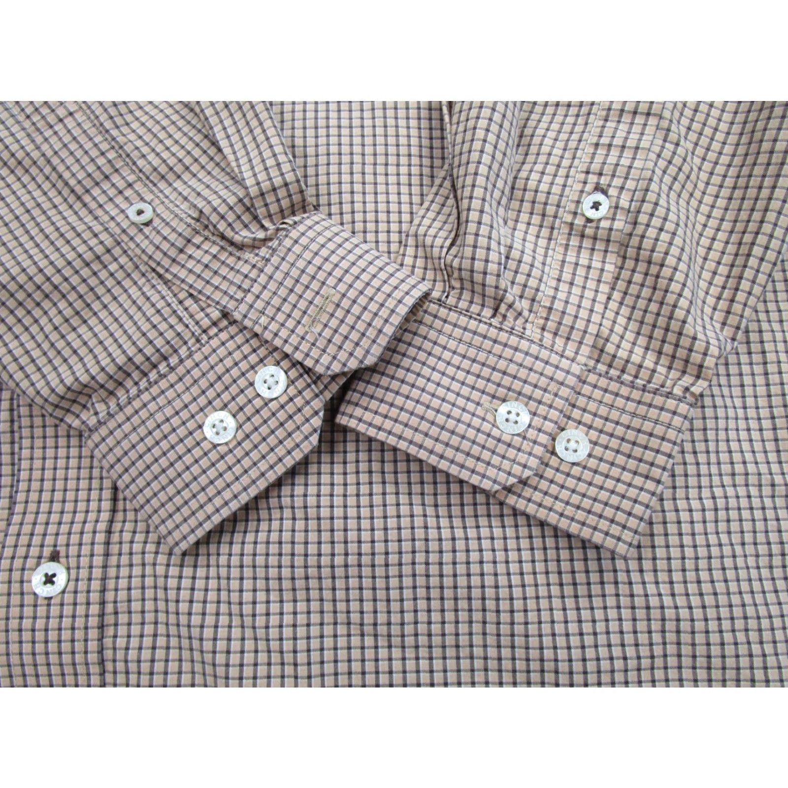Vintage VINTAGE Cinch Shirt Mens Large Brown Check Plaid Long Sleeve Button Down Western Logo Size US L / EU 52-54 / 3 - 4 Thumbnail
