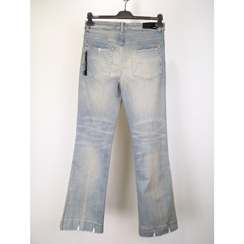 Amiri o1rshd1 Crystal Stack Flare Jeans in Clay Indigo Size US 32 / EU 48 - 12 Thumbnail