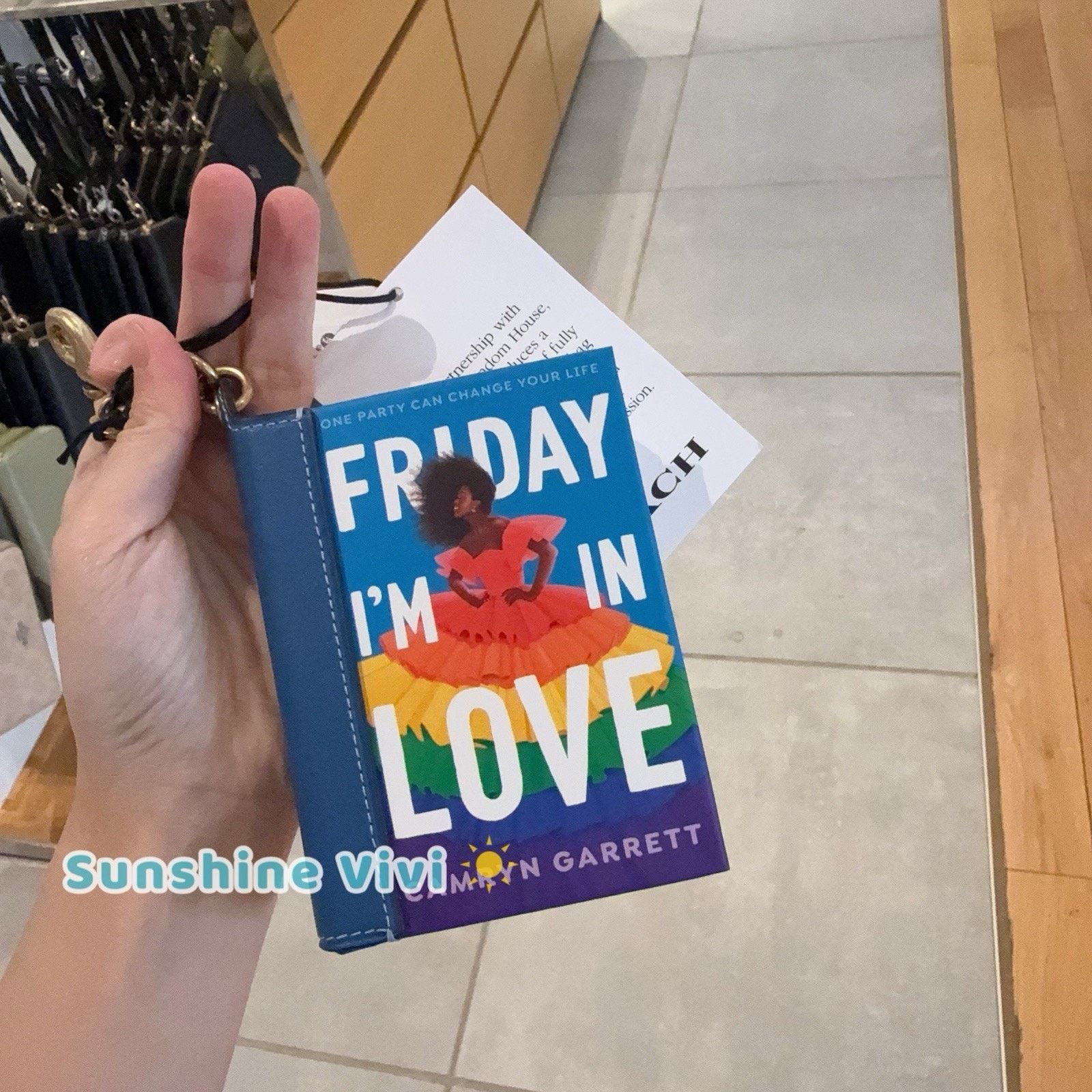 Coach NWT Coach Friday I'm Love By Camryn Garrett Book Charm CFK53 Size ONE SIZE - 1 Thumbnail