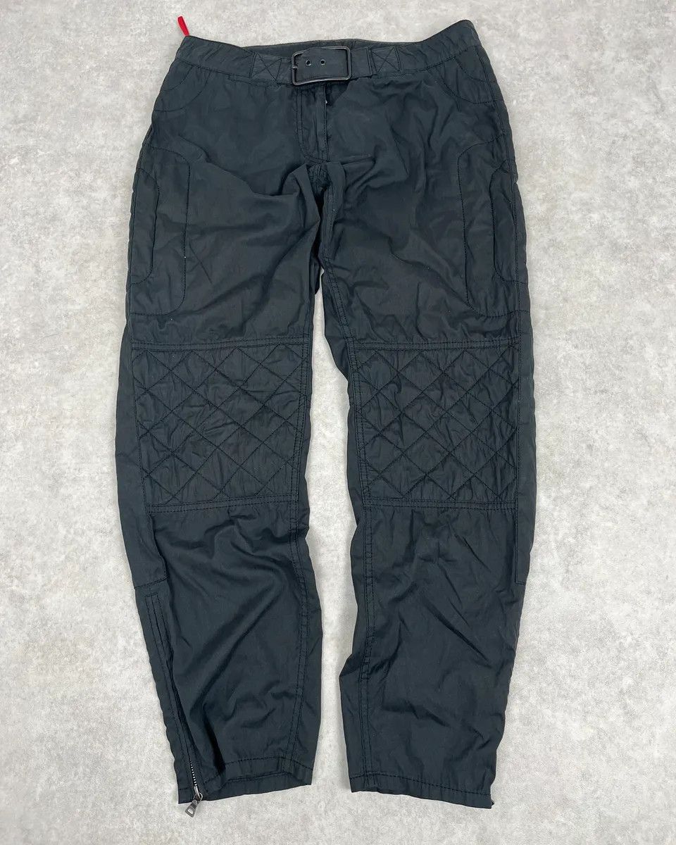 Prada 2000s Prada Black Nylon Minimalist Cargo Pants Size 27" / US 4 / IT 40 - 1 Thumbnail