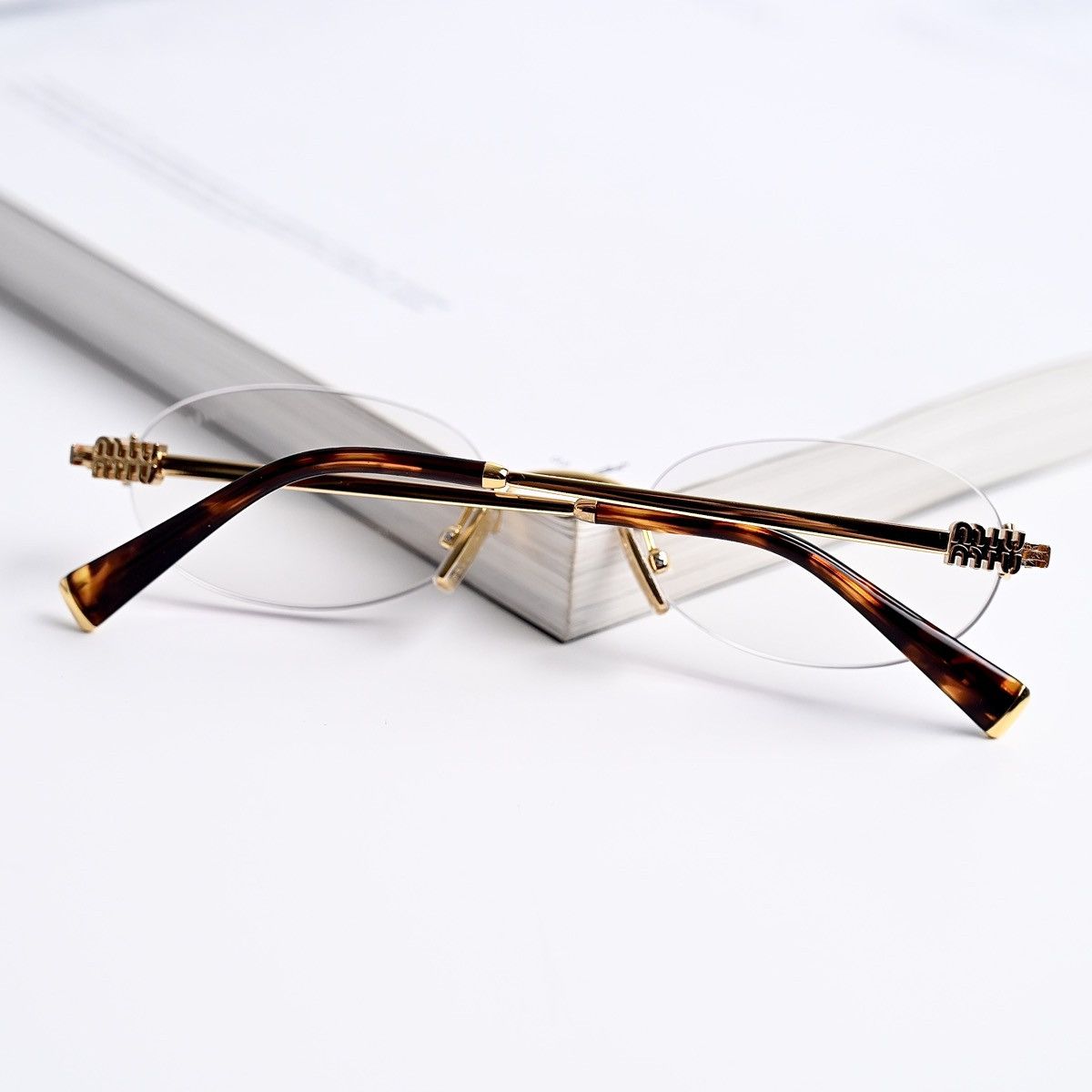 Miu Miu MIU MIU 0MU A54S 5AK08N SUNGLASSES Size ONE SIZE - 11 Thumbnail