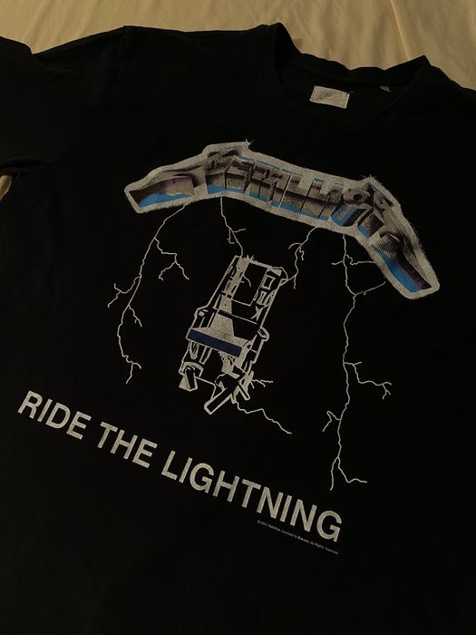 Metallica Fear of God Metallica Ride the Lightning Tee Shirt HTG